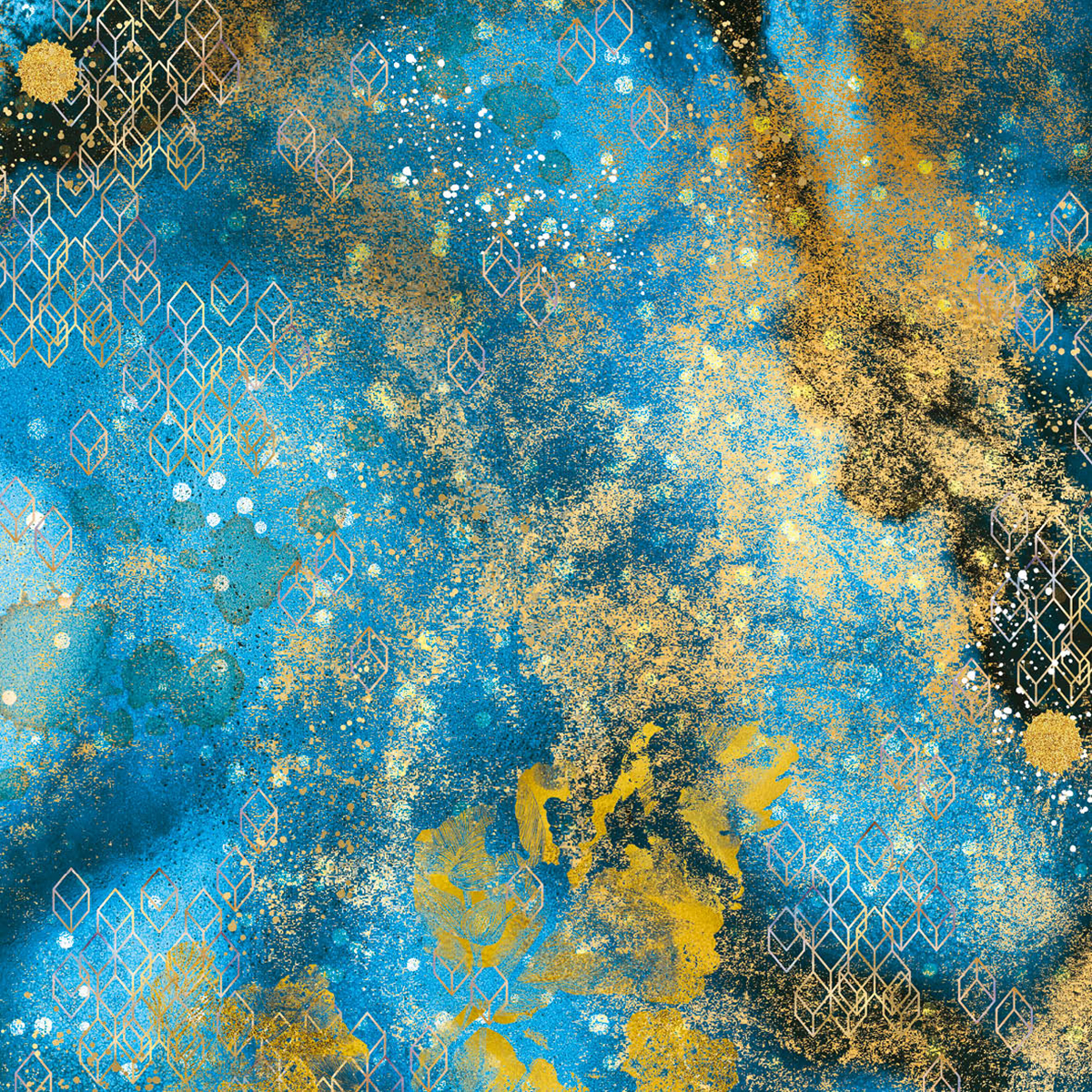 Ciao Bella Paper Pad "Indigo" 6x6 '' (15x15 cm)