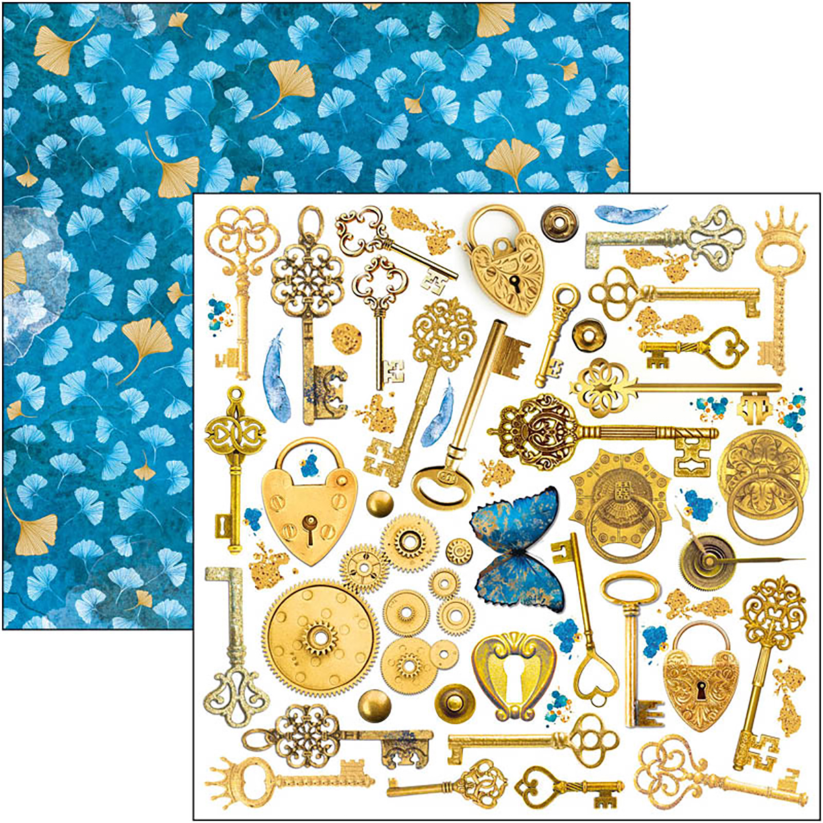 Ciao Bella Paper Pad "Indigo" 6x6 '' (15x15 cm)