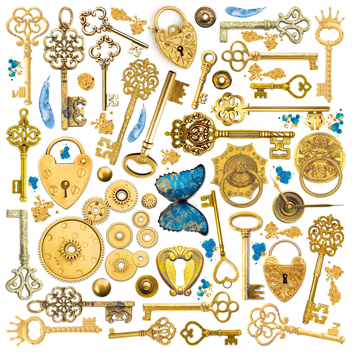 Ciao Bella Paper Pad "Indigo" 6x6 '' (15x15 cm)