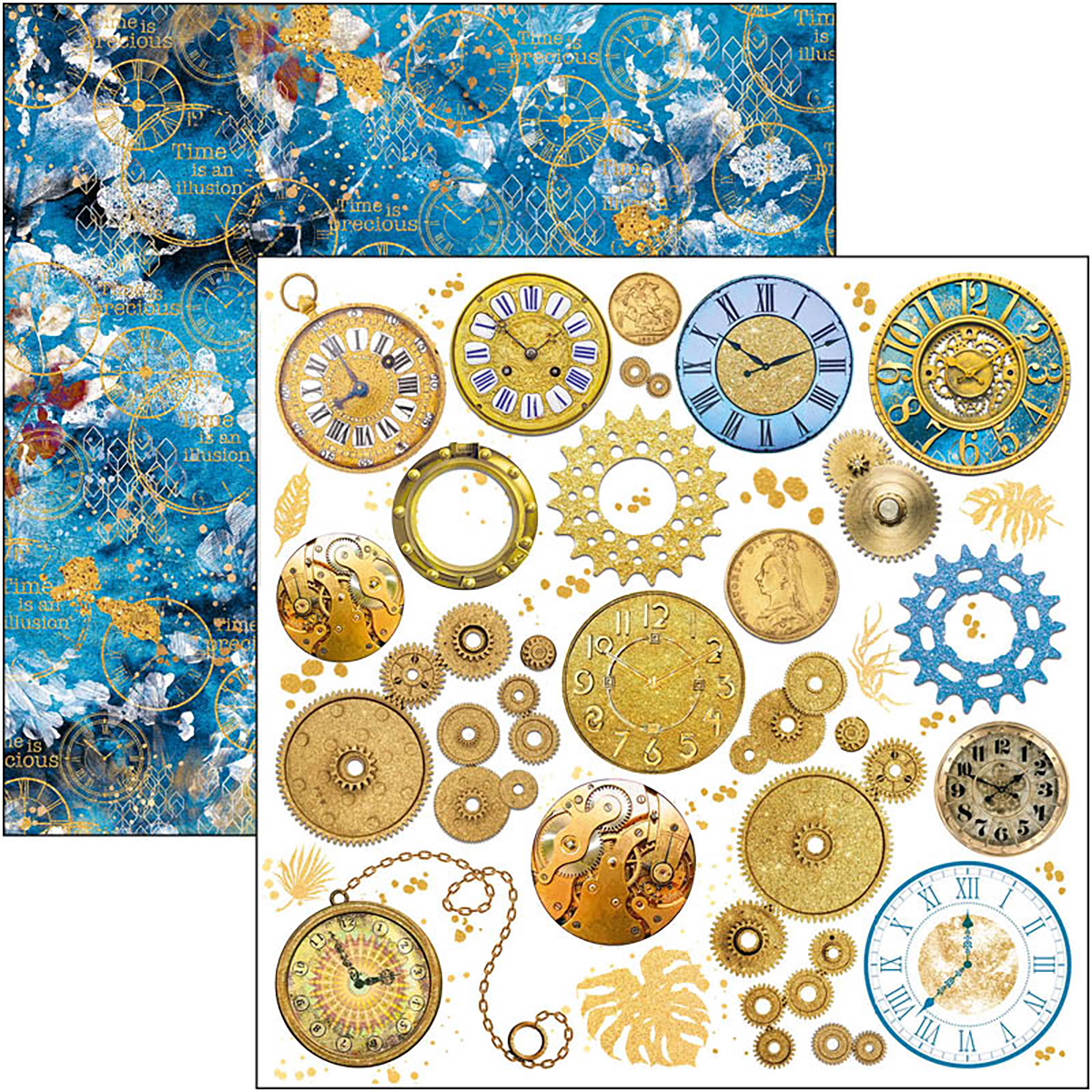 Ciao Bella Paper Pad "Indigo" 6x6 '' (15x15 cm)