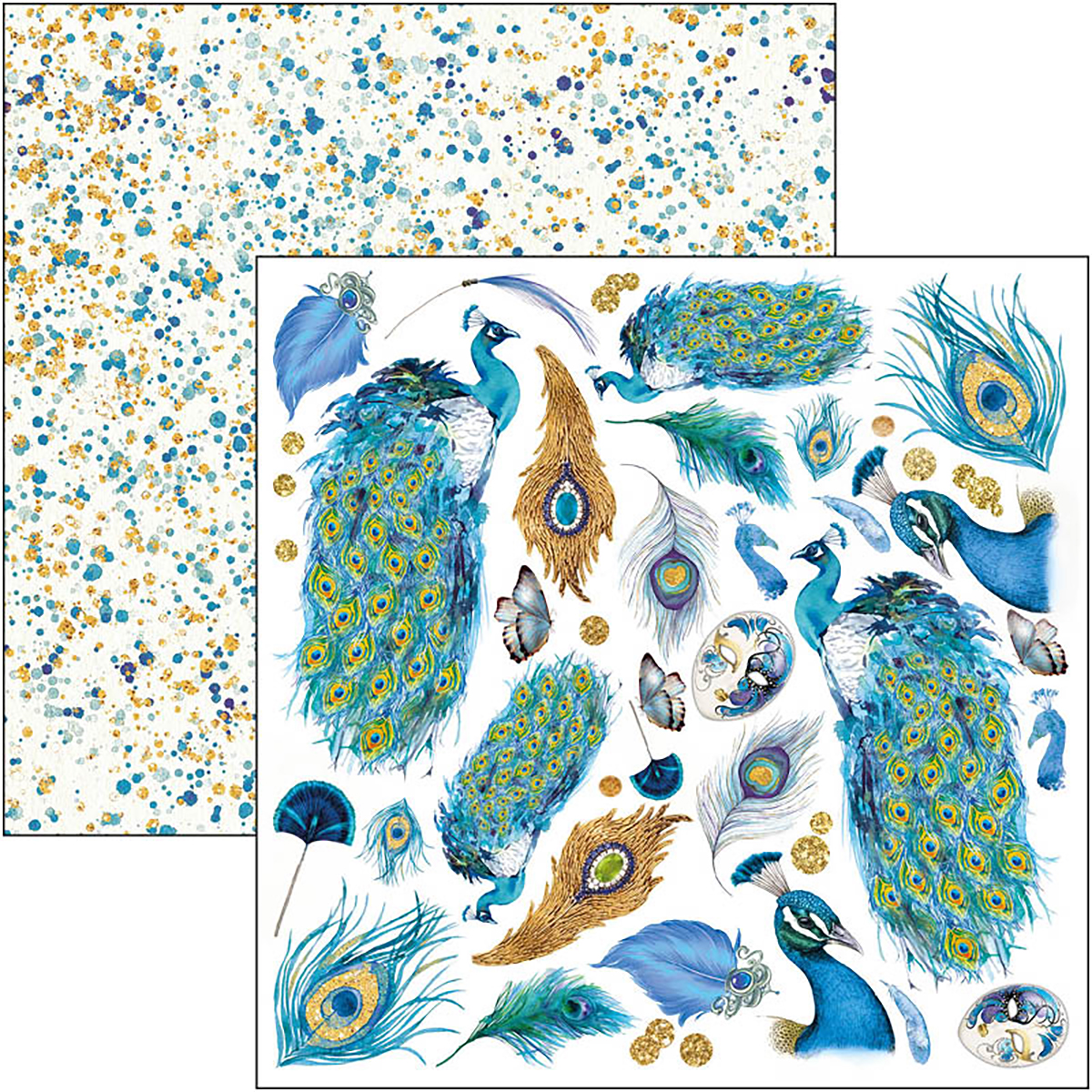 Ciao Bella Paper Pad "Indigo" 6x6 '' (15x15 cm)