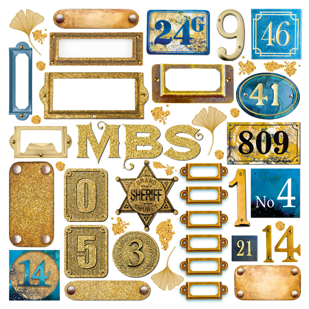 Ciao Bella Paper Pad "Indigo" 6x6 '' (15x15 cm)