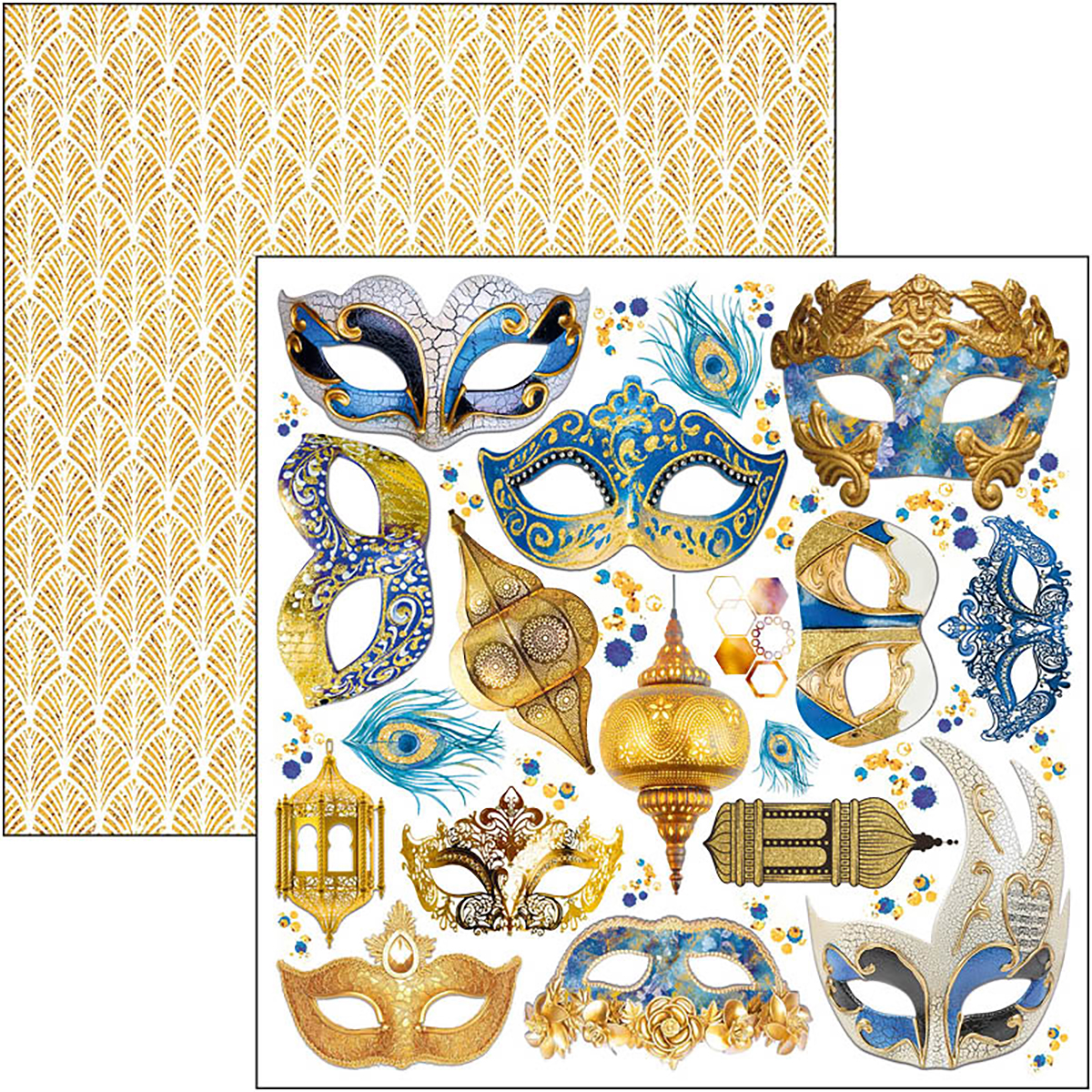 Ciao Bella Paper Pad "Indigo" 6x6 '' (15x15 cm)