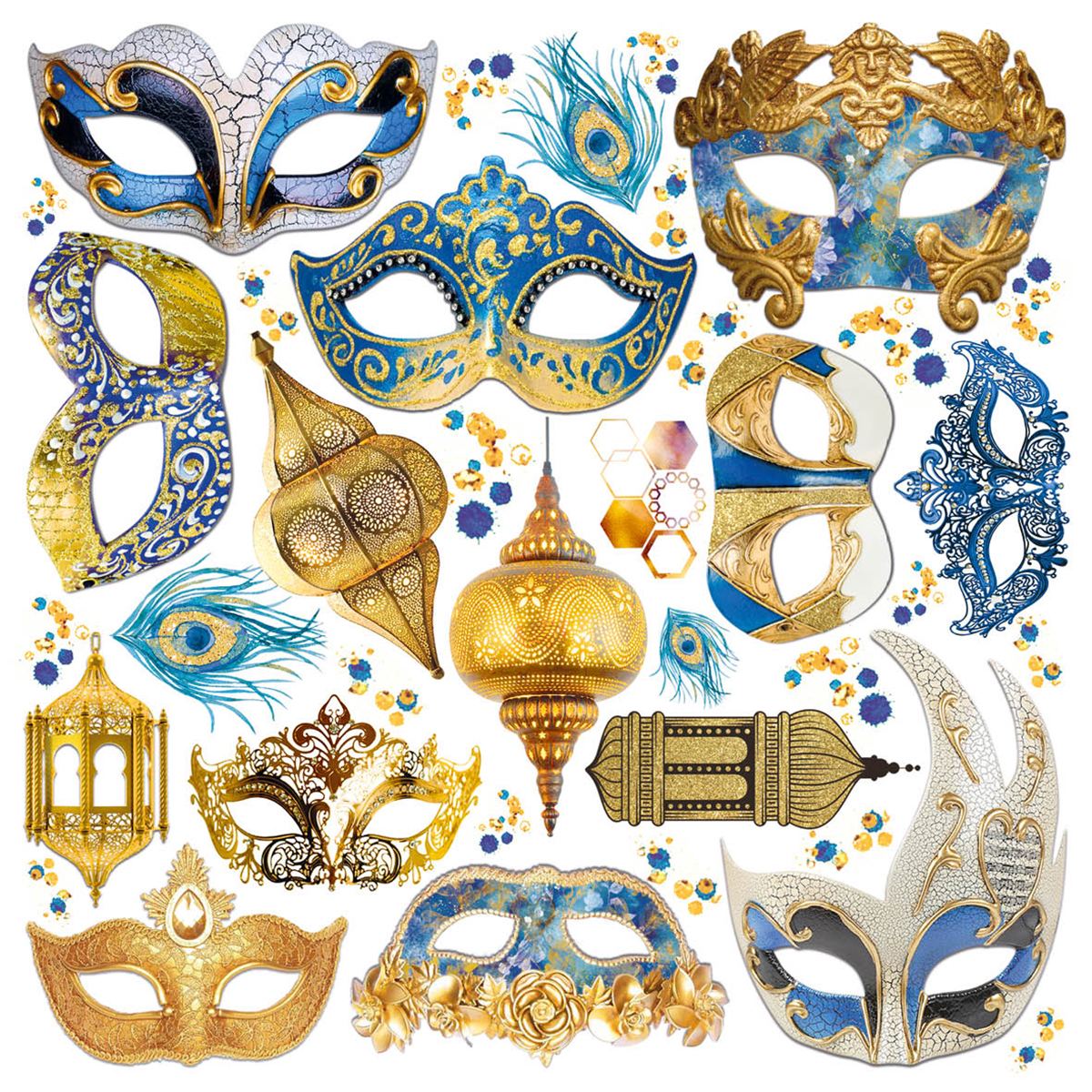 Ciao Bella Paper Pad "Indigo" 6x6 '' (15x15 cm)