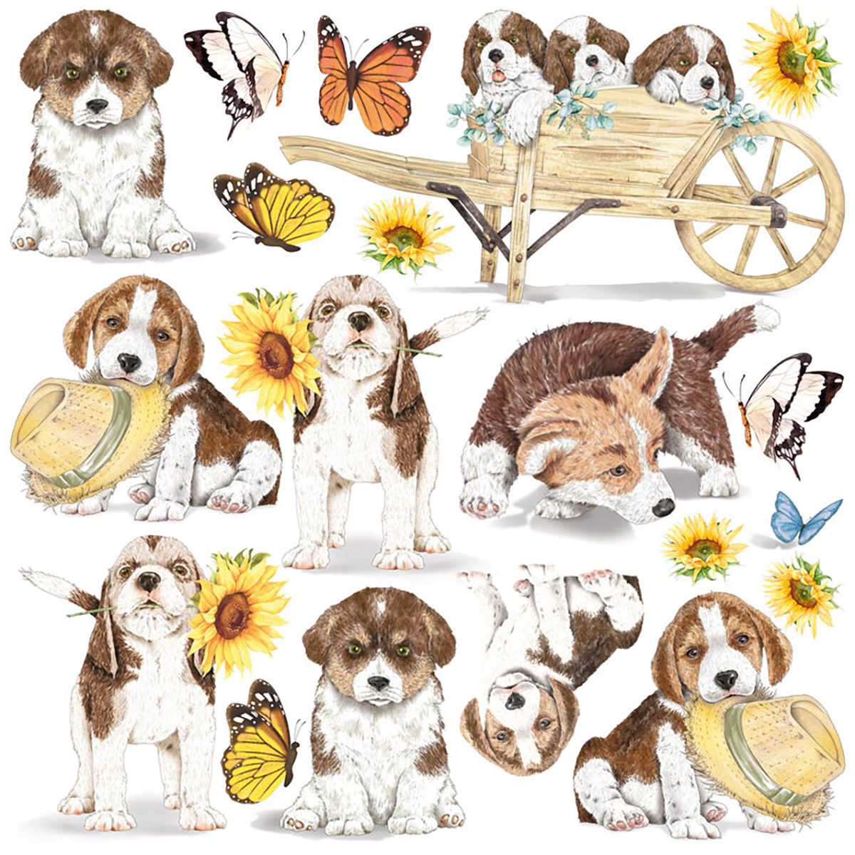 Ciao Bella Fuzzy Cut Pad - Farmhouse Garden