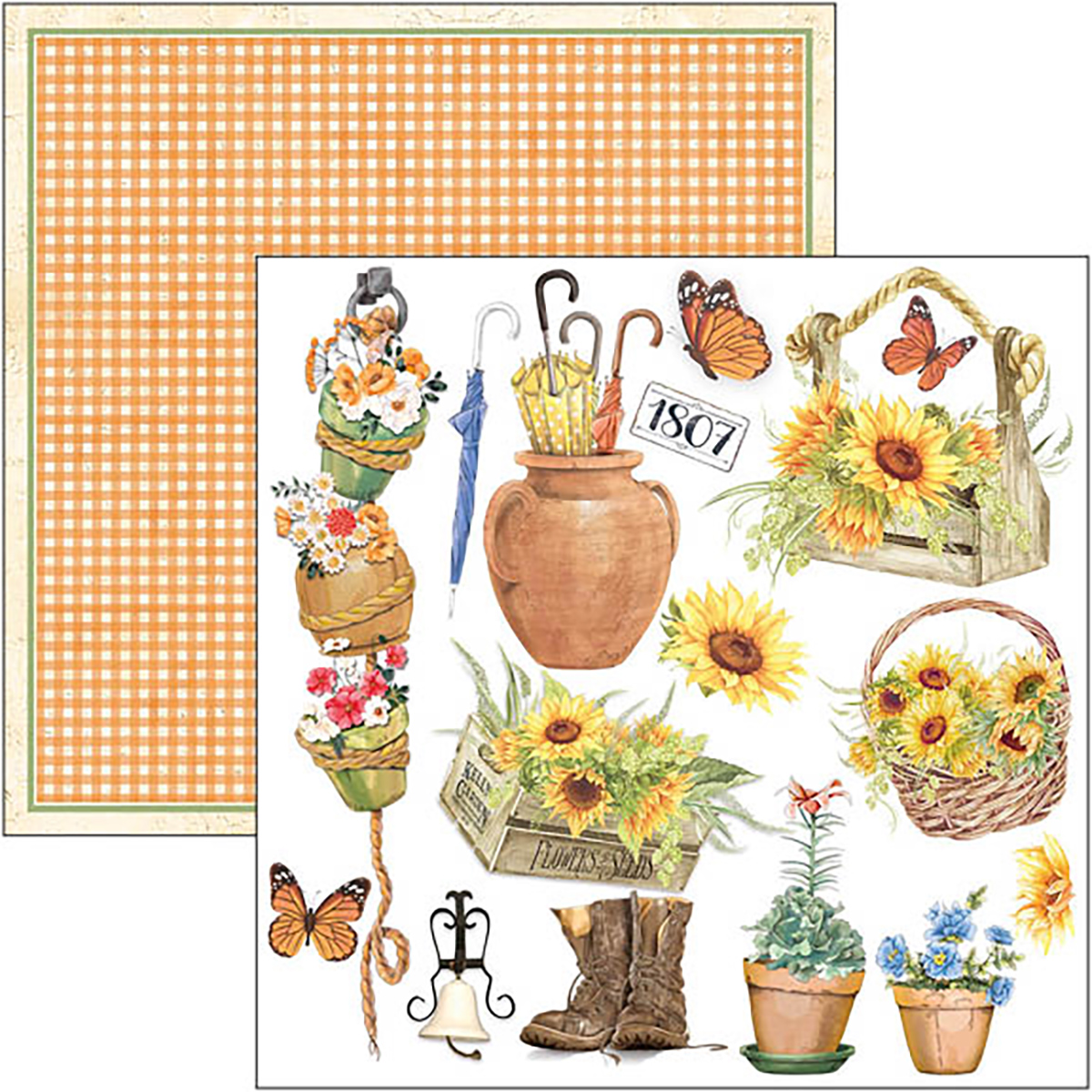 Ciao Bella Fuzzy Cut Pad - Farmhouse Garden