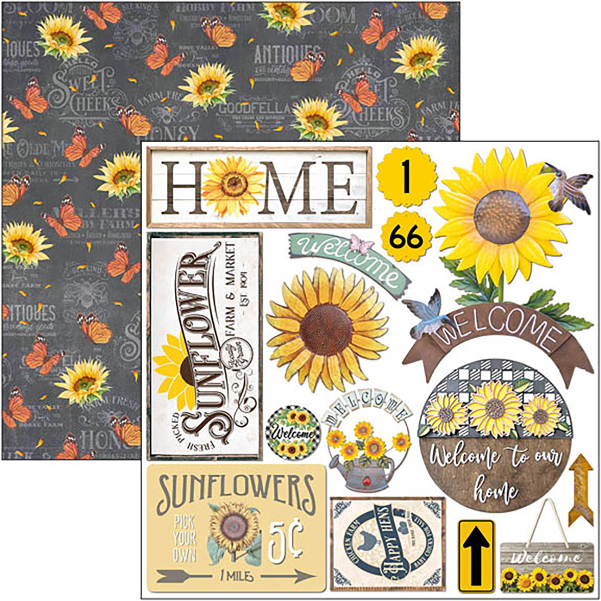 Ciao Bella Fuzzy Cut Pad - Farmhouse Garden