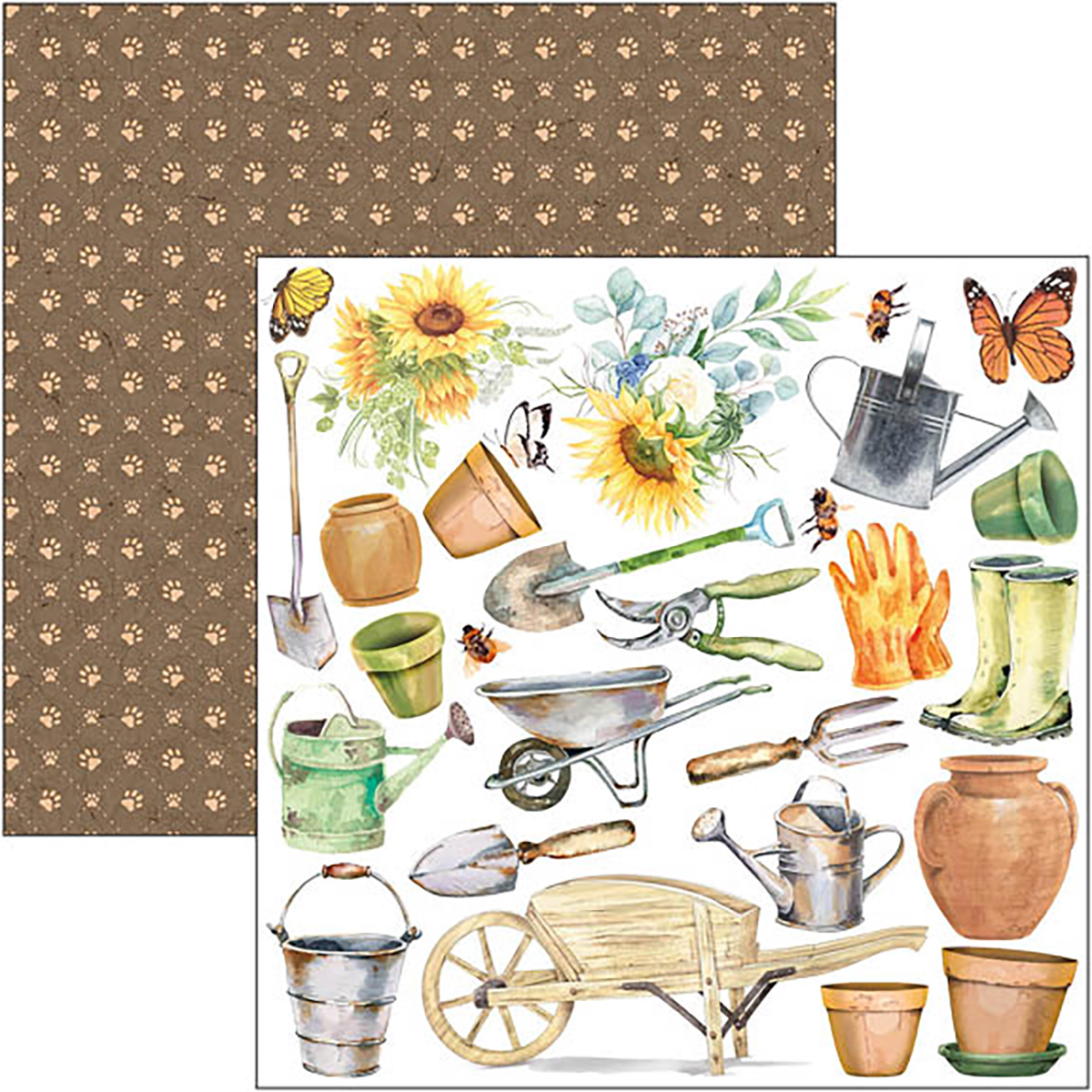 Ciao Bella Fuzzy Cut Pad - Farmhouse Garden