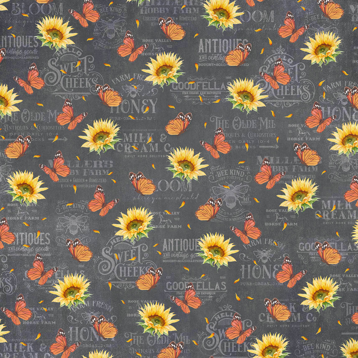 Ciao Bella Paperpad "Farmhouse Garden" 8x8 '' (20,3x20,3 cm)