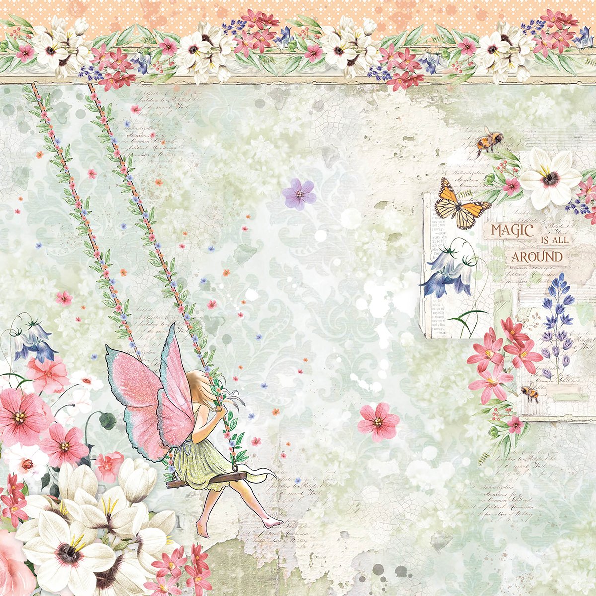 Ciao Bella Paperpad "Enchanted Land" 8x8 '' (20,3x20,3 cm)