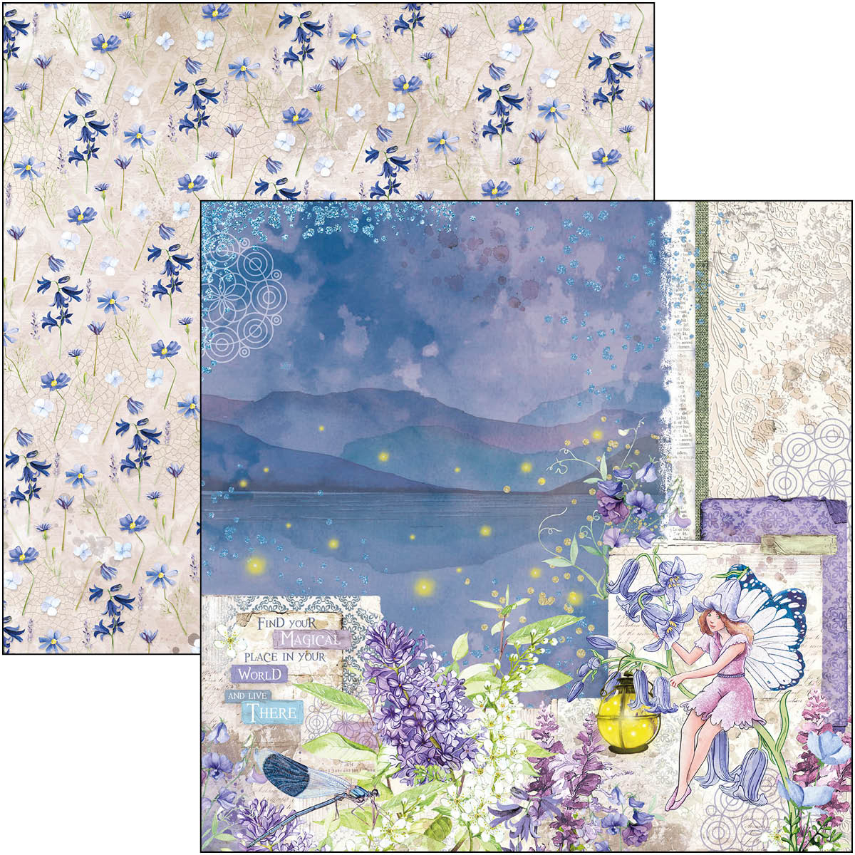 Ciao Bella Paperpad "Enchanted Land" 8x8 '' (20,3x20,3 cm)