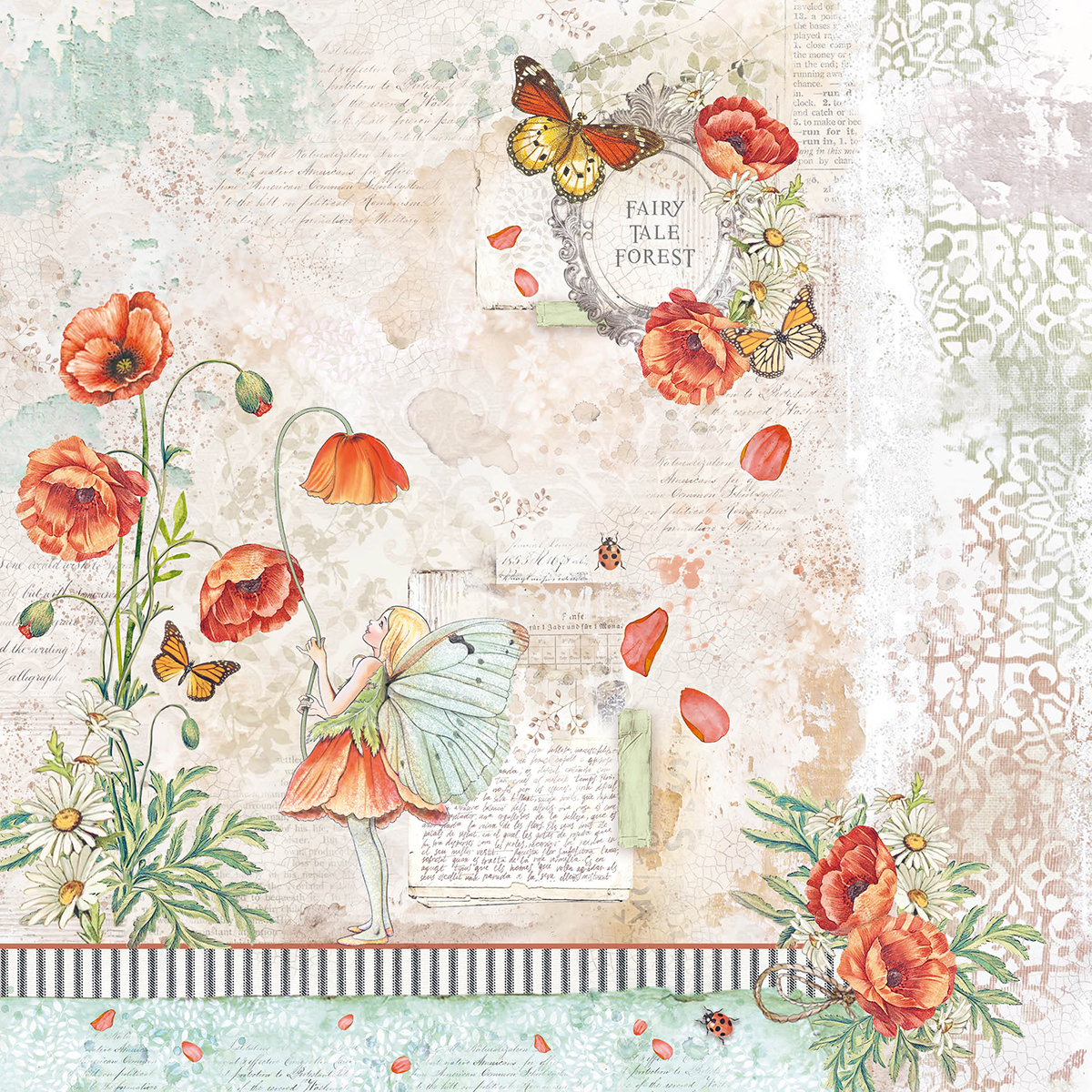 Ciao Bella Paperpad "Enchanted Land" 8x8 '' (20,3x20,3 cm)