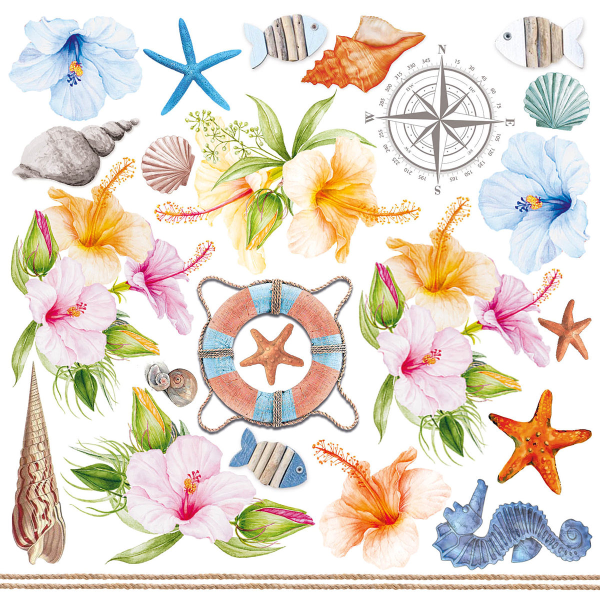 Ciao Bella Fuzzy Cut Pad - Summer Breeze