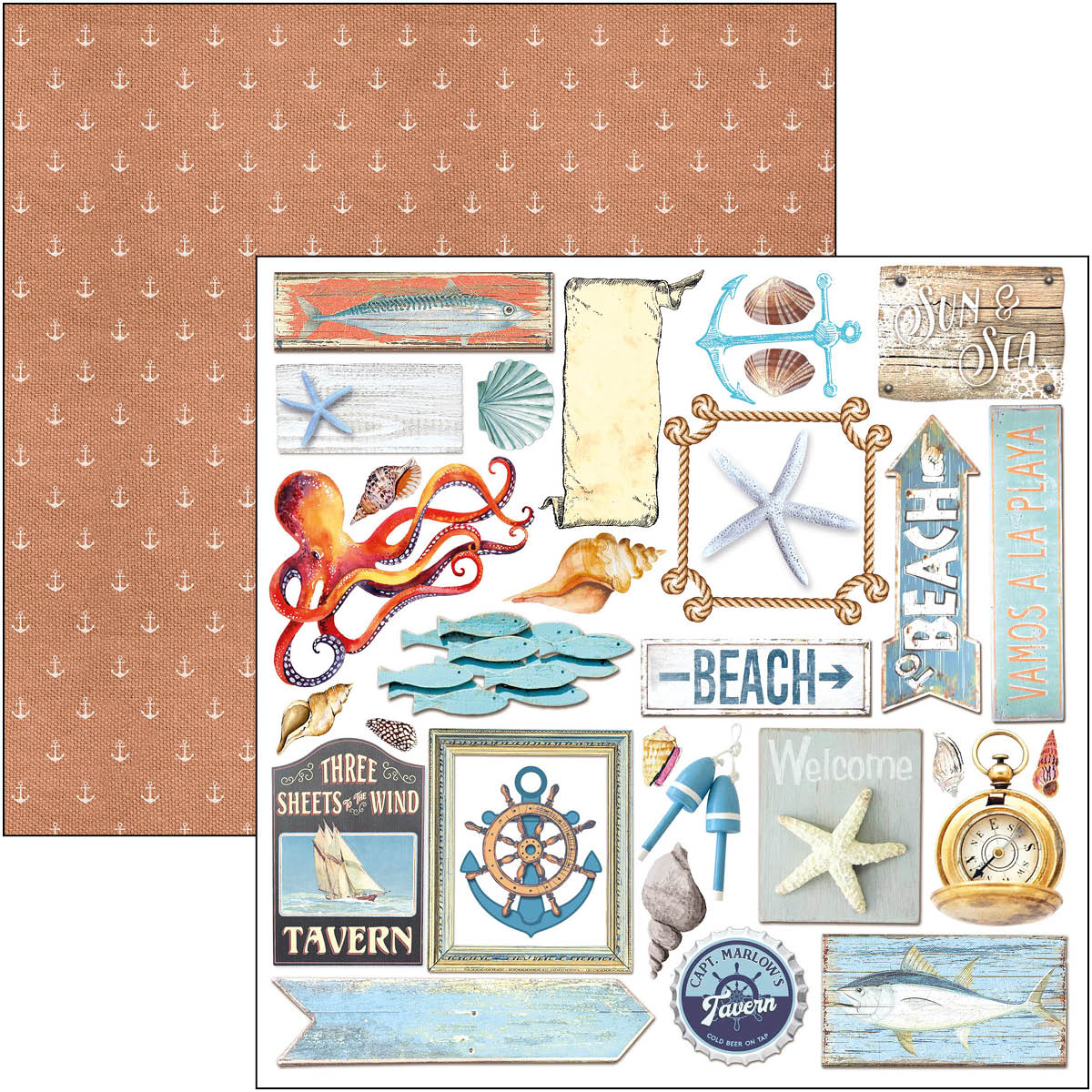 Ciao Bella Fuzzy Cut Pad - Summer Breeze