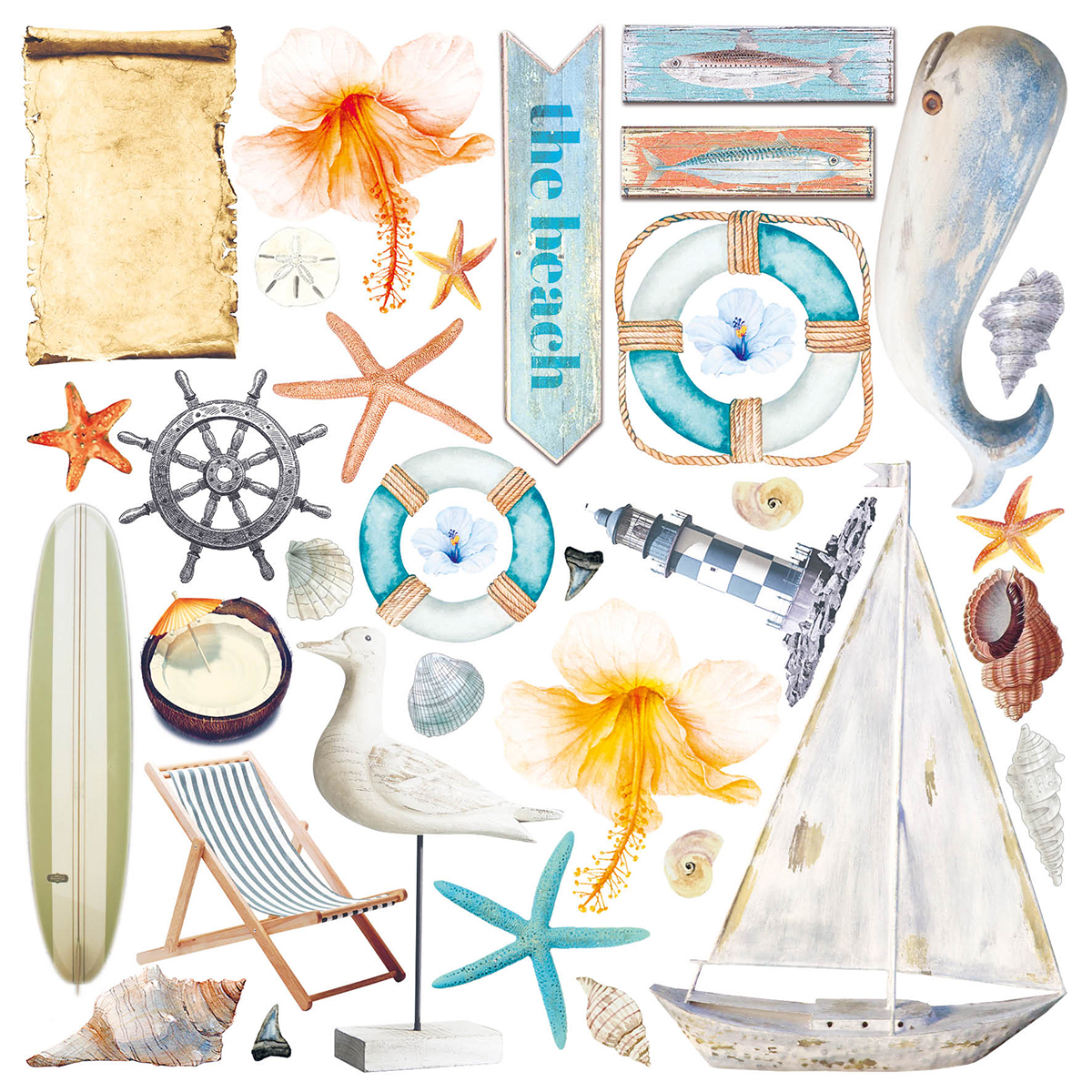 Ciao Bella Fuzzy Cut Pad - Summer Breeze