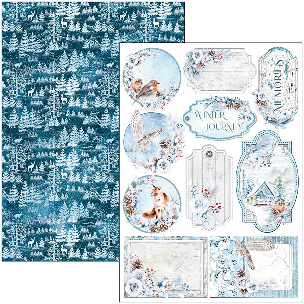 Ciao Bella Creative Pad A4 "Winter journey"