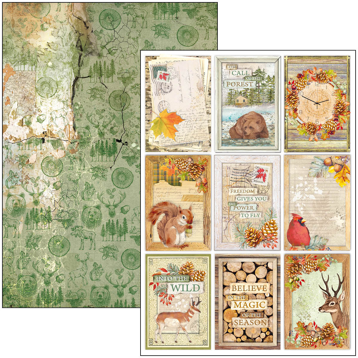 Ciao Bella Creative Pad A4 "Into the wild"