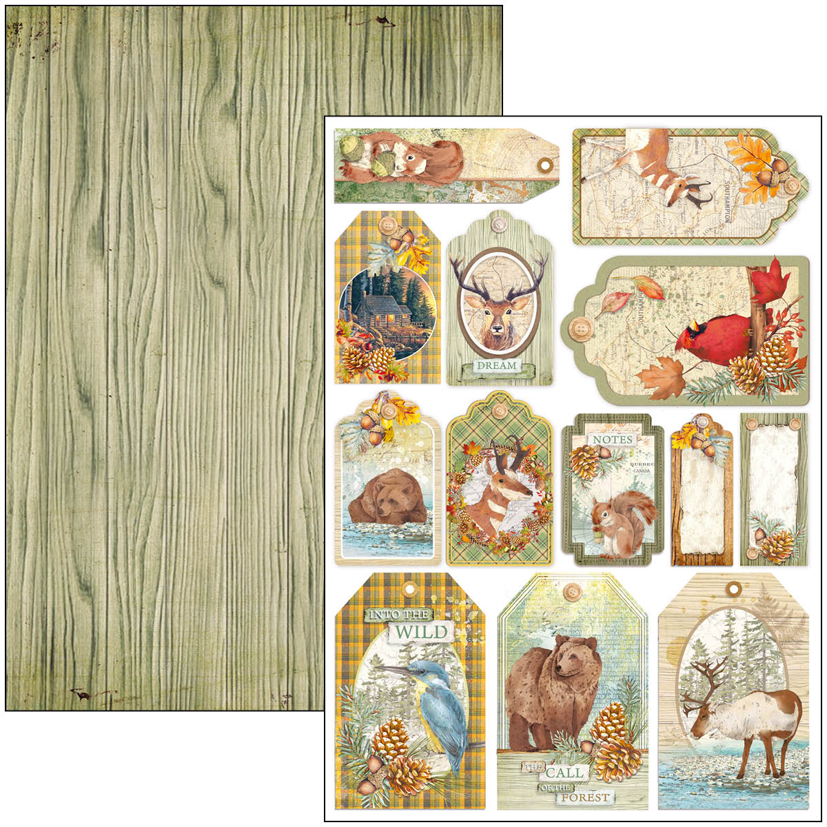 Ciao Bella Creative Pad A4 "Into the wild"