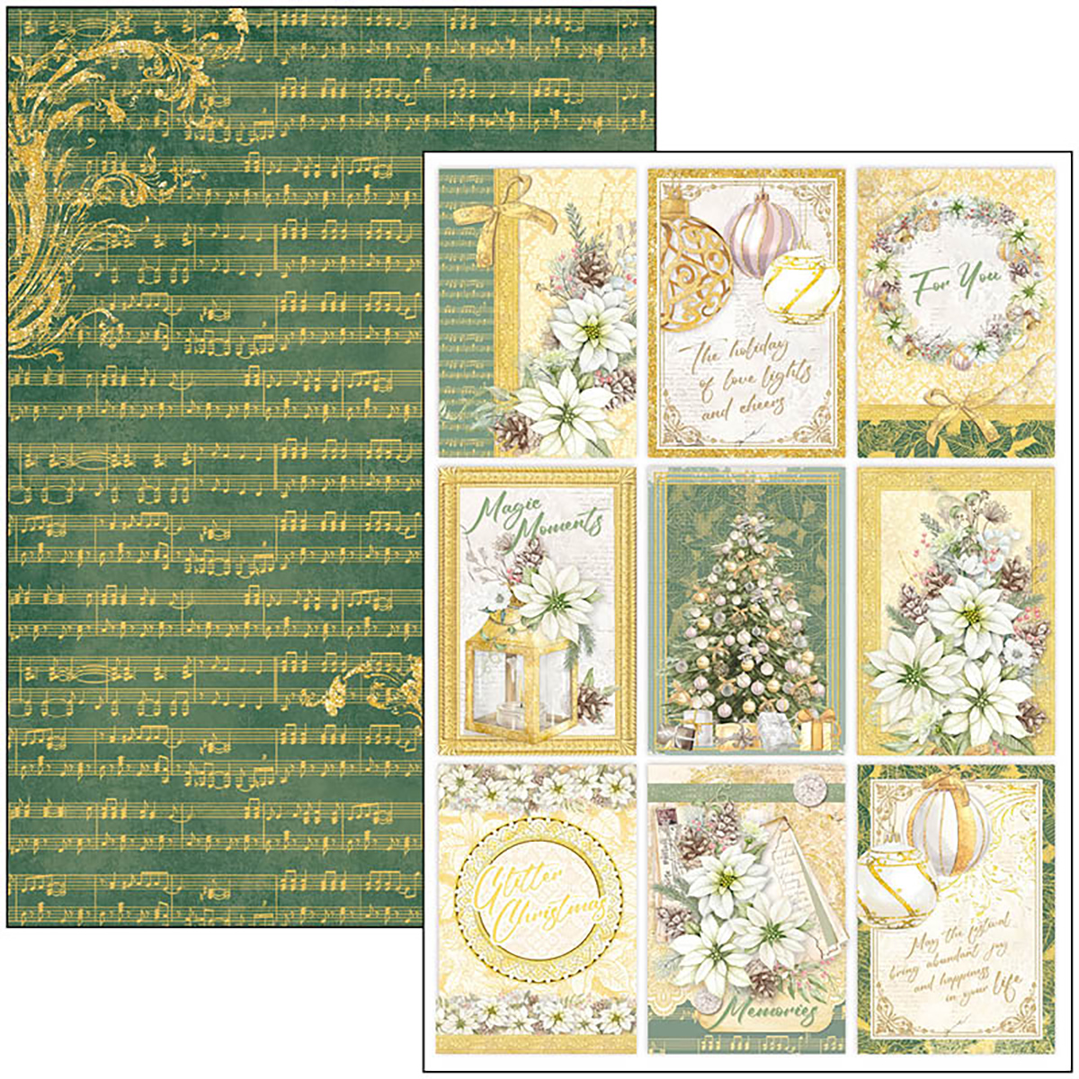 Ciao Bella Creative Pad A4 "Sparkling Christmas"