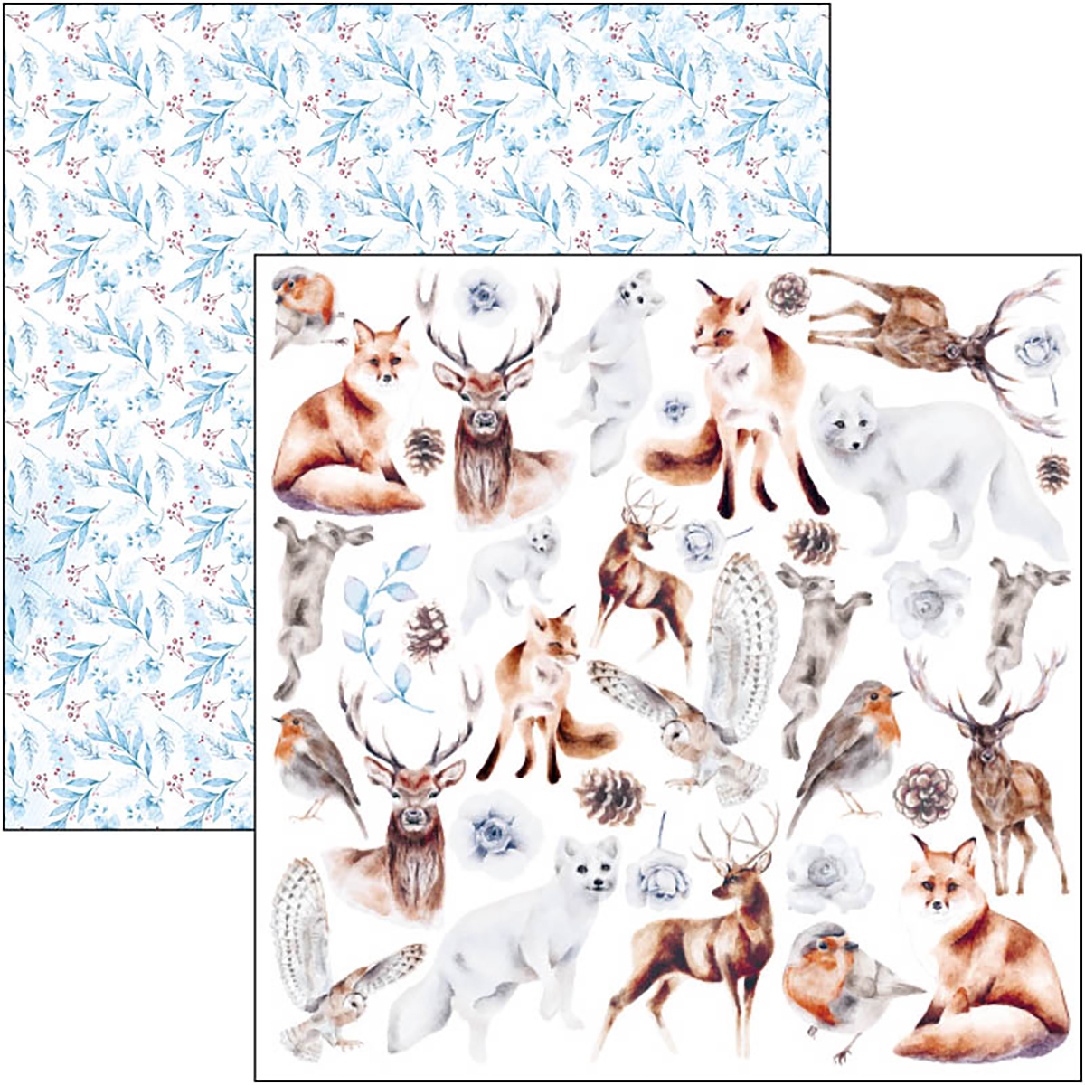 Ciao Bella Paperpad - Winter Journey 8x8 '' (20,3x20,3 cm)