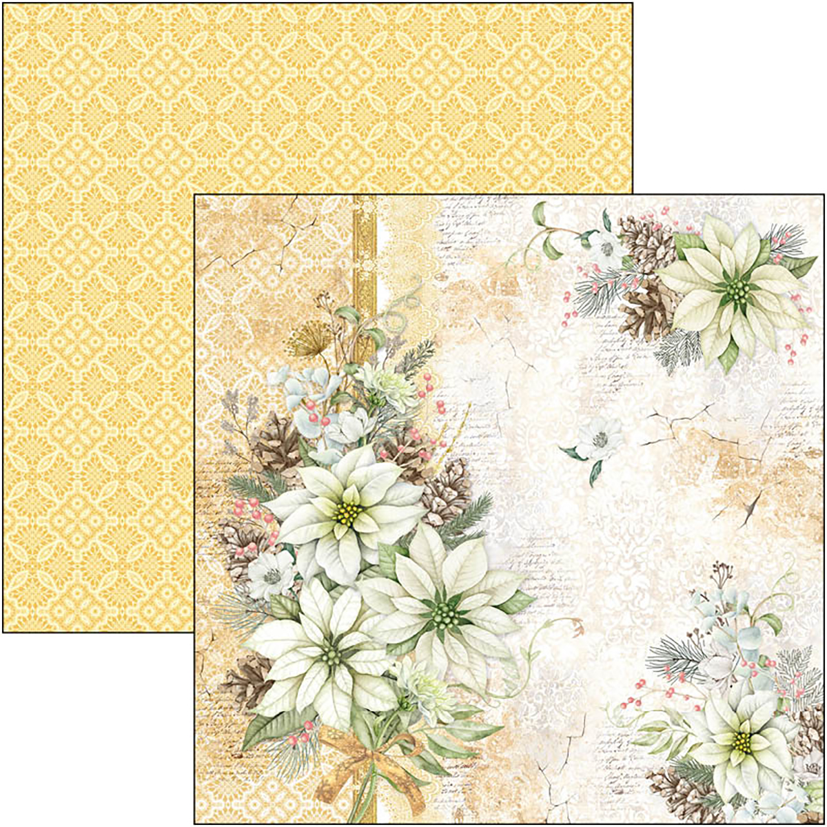 Ciao Bella Paperpad - 8x8 '' (20,3x20,3 cm) - Sparkling Christmas