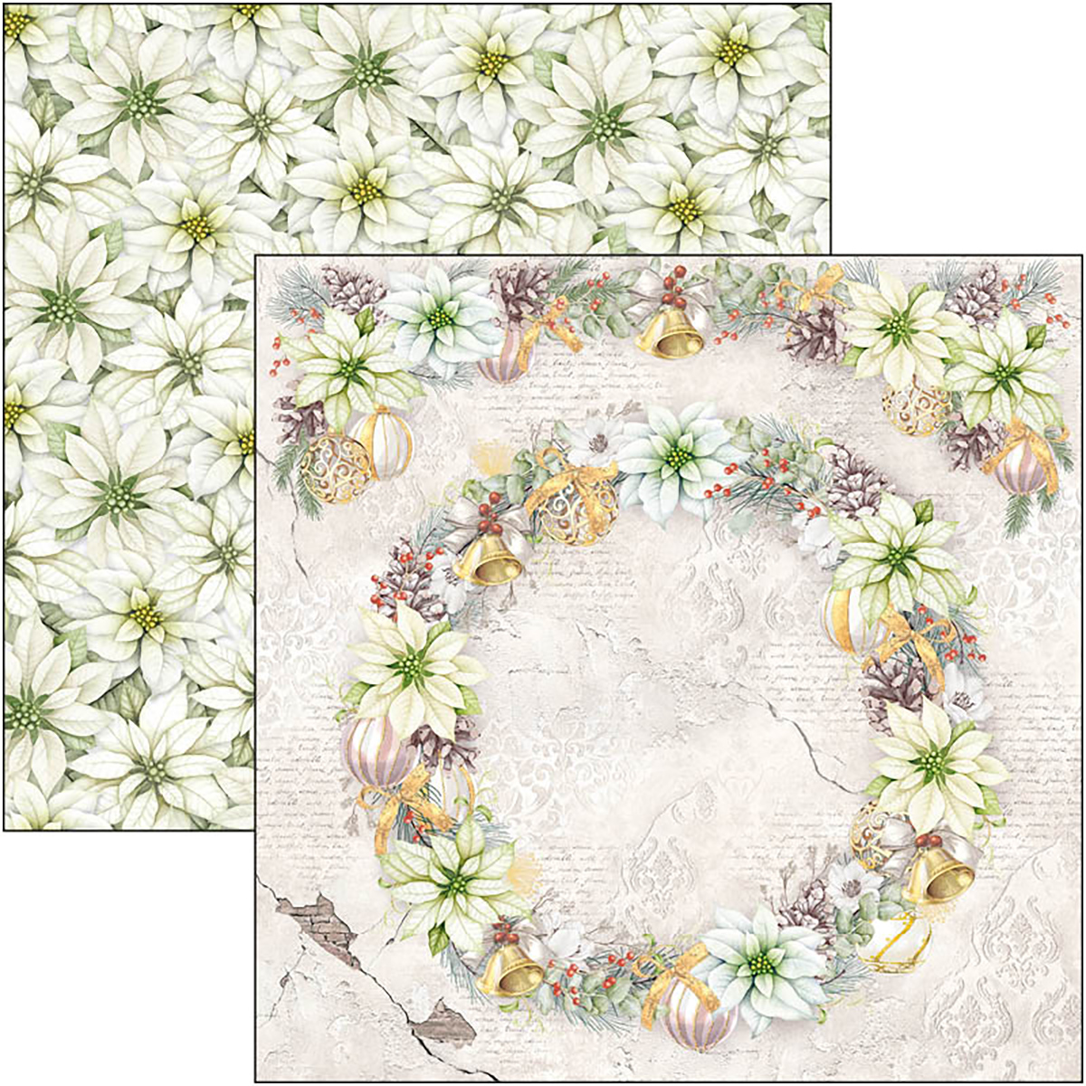 Ciao Bella Paperpad - 8x8 '' (20,3x20,3 cm) - Sparkling Christmas