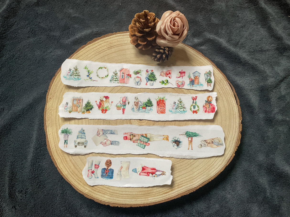 HappyVintageCrafter - Clear PET Tape - Christmas Love