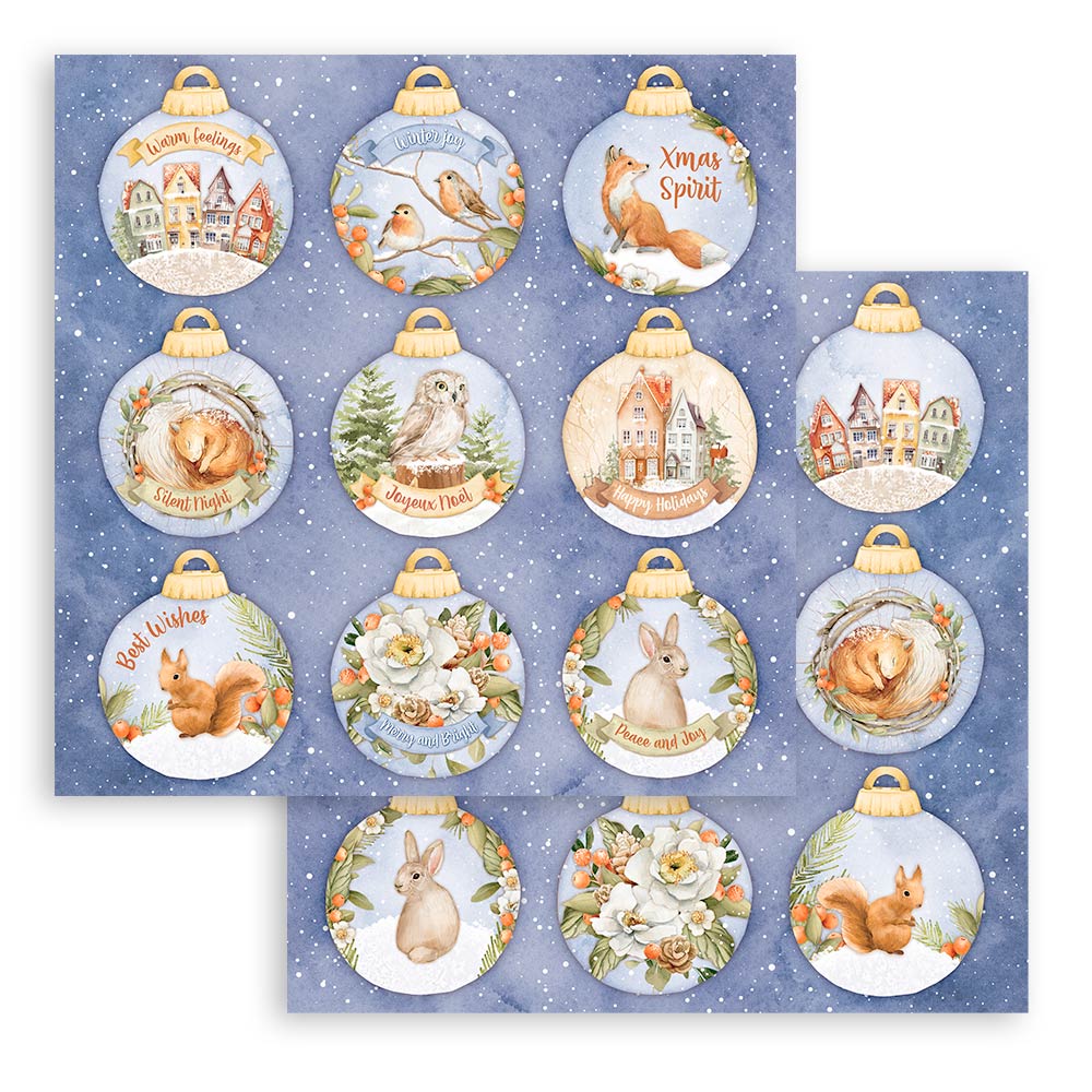 Stamperia Paperpad "Winter Valley" 8"x 8"