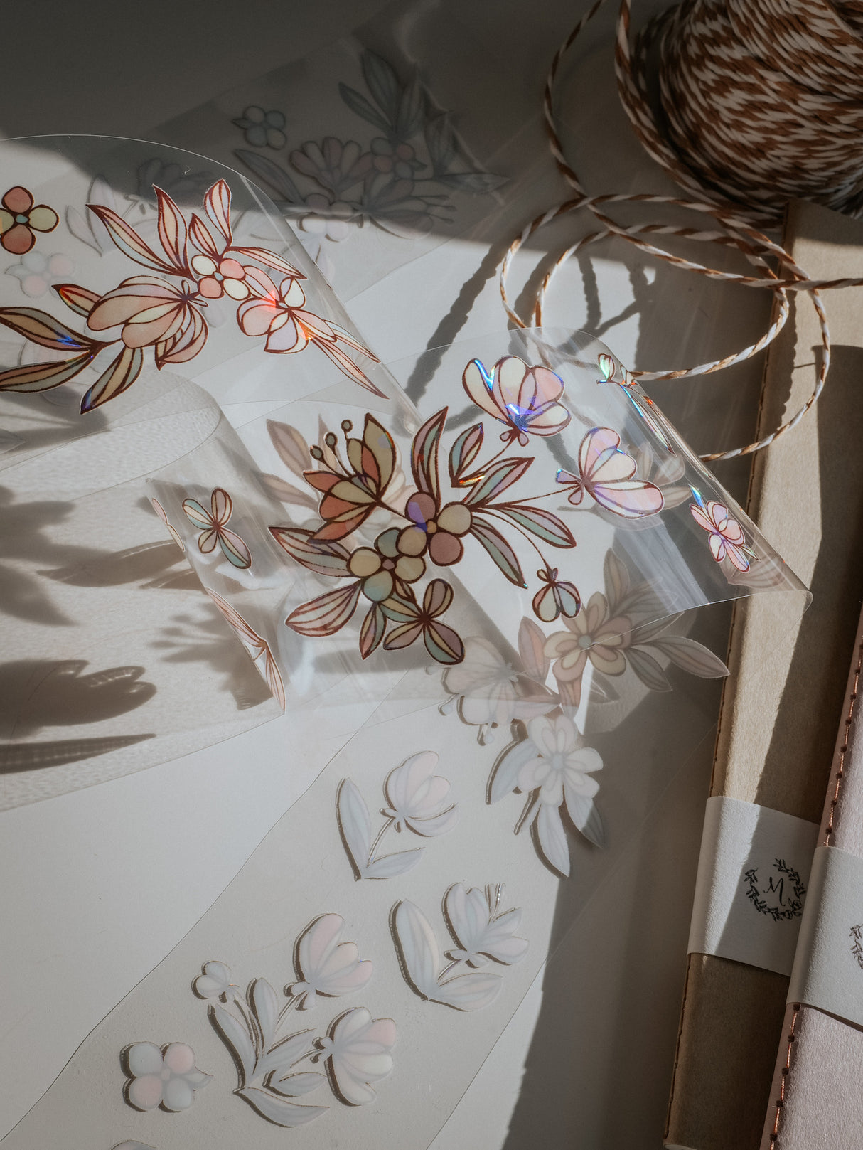 Meow Illustration - Pastel Imaginator Glossy PET tape with Iridescent