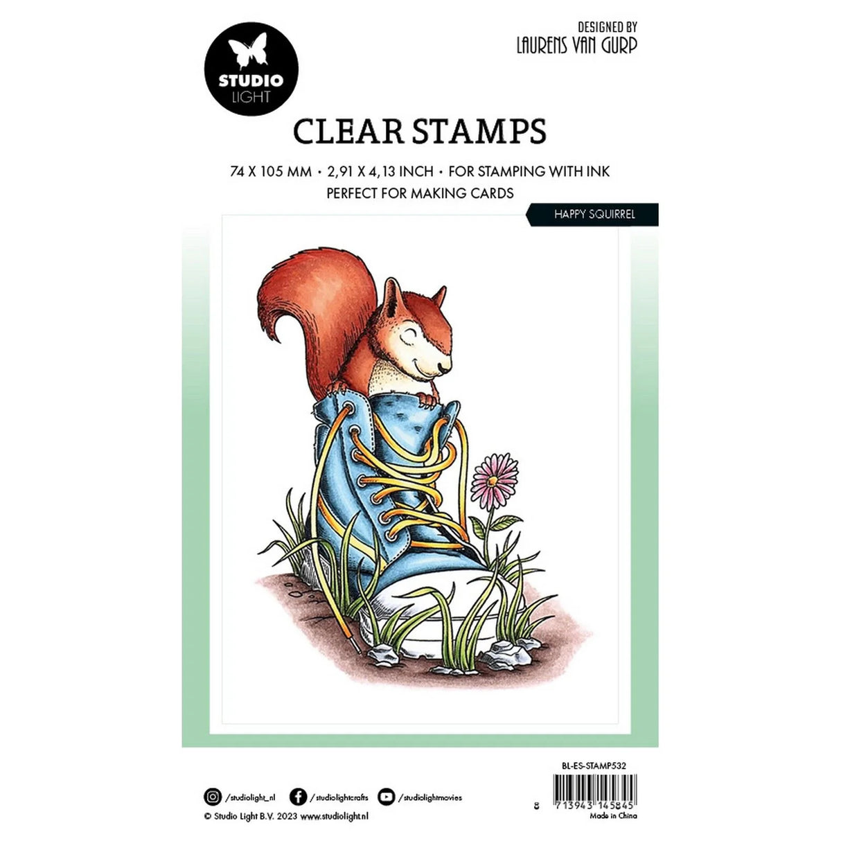 Studio Light • By Laurens Silikonenstempel • Happy Squirrel