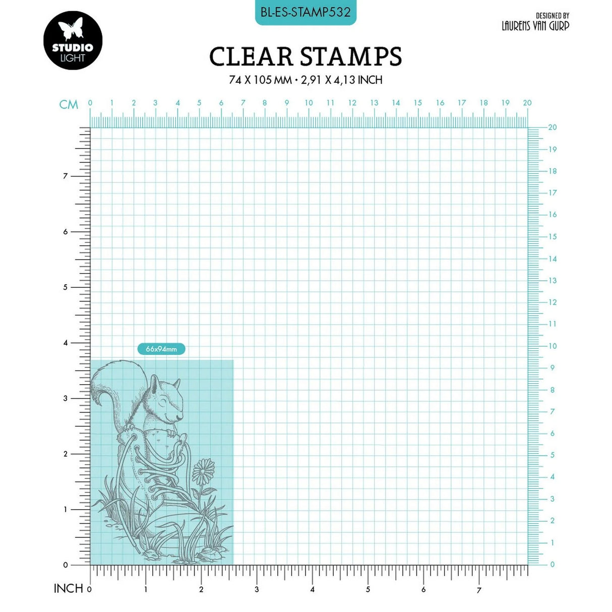 Studio Light • By Laurens Silikonenstempel • Happy Squirrel