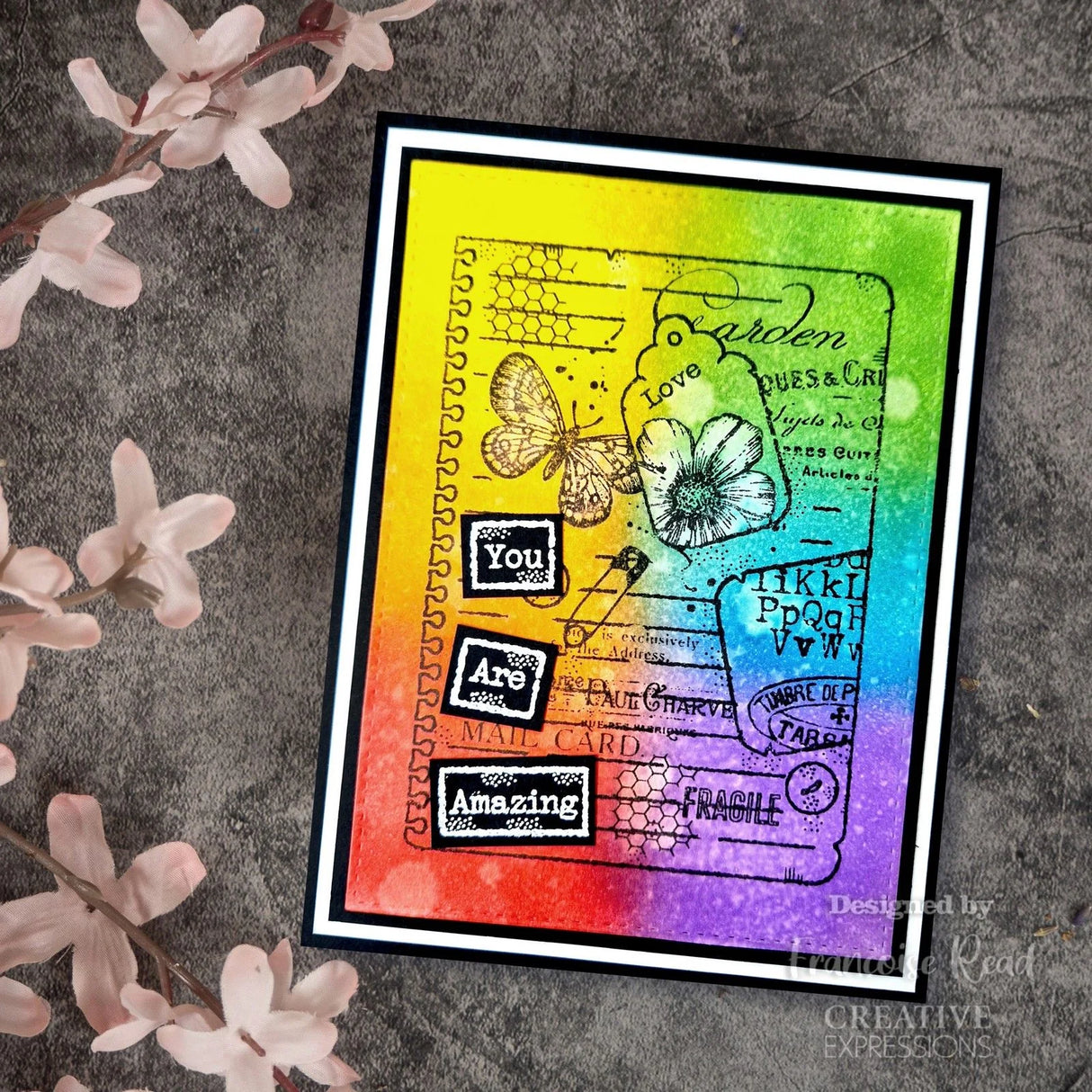 Woodware • Clear singles stempel Set - Garden Journal