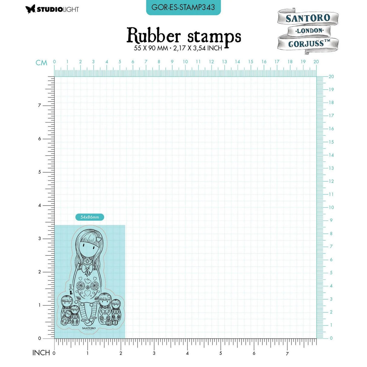 Studio Light • Gorjuss Cling Stamp - 3. Seven Sisters