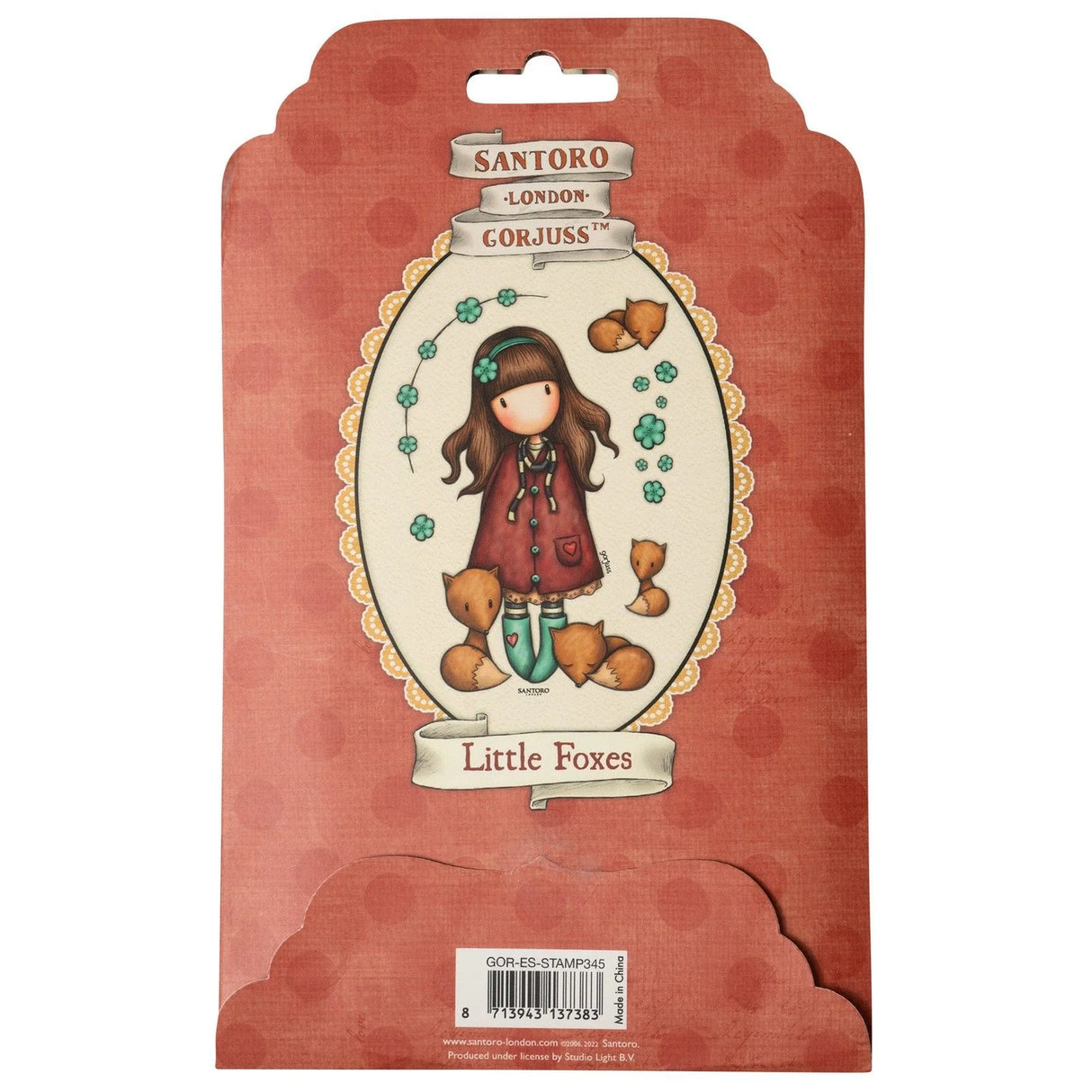 Studio Light • Gorjuss Cling Stamp - Little Foxes