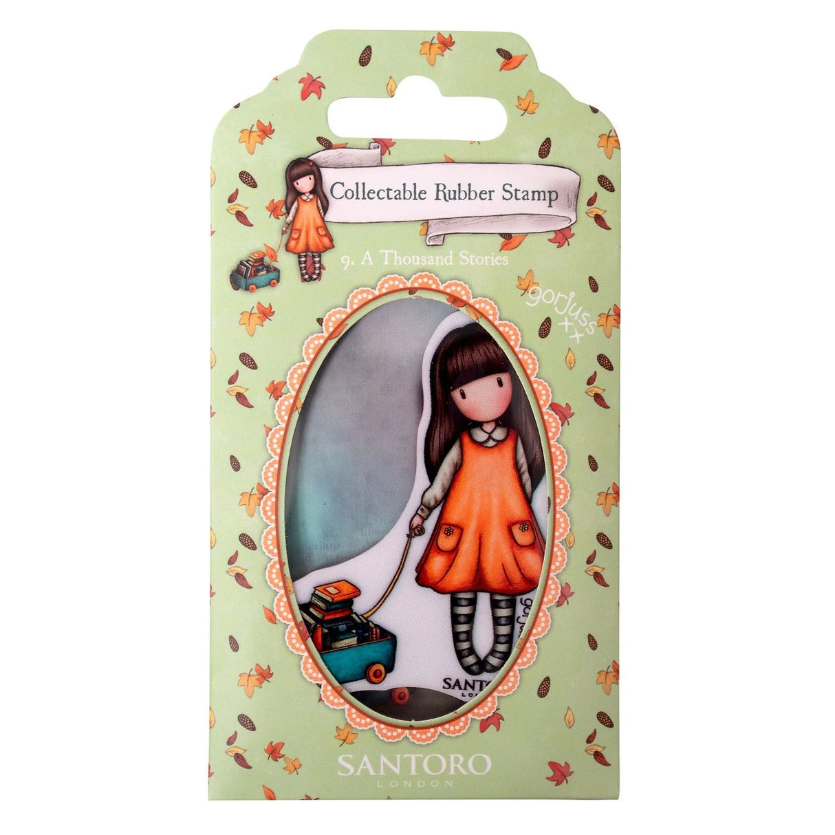 Studio Light • Gorjuss Cling Stamp - 9. School Girl & A Thousand Stories