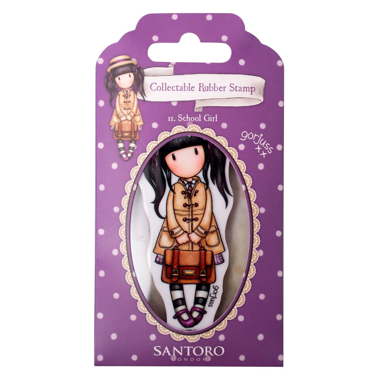 Studio Light • Gorjuss Cling Stamp - 11. School Girl - B