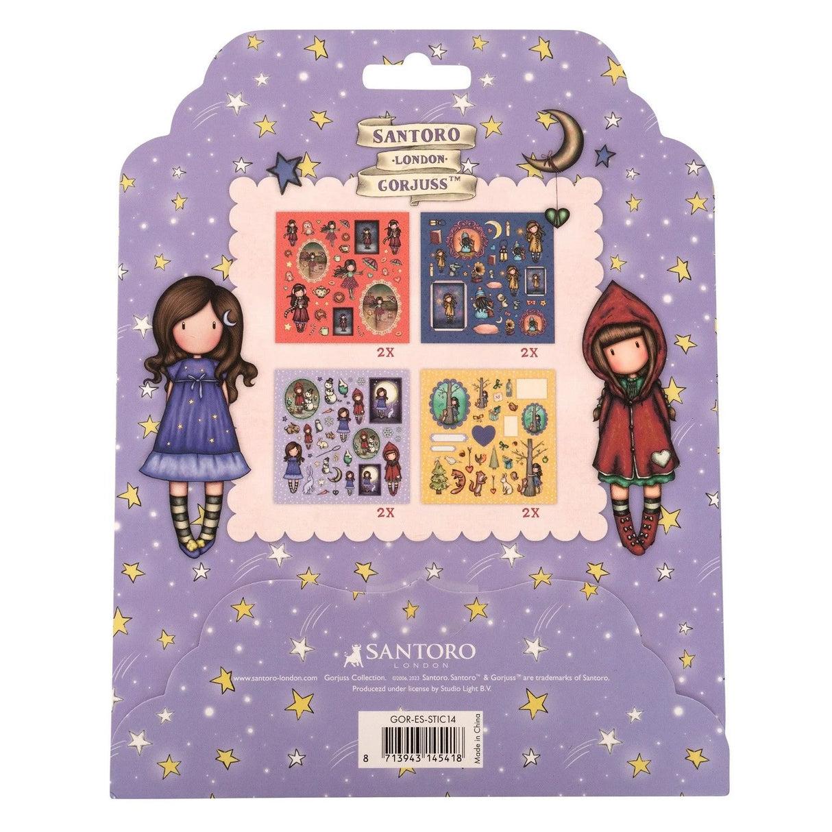 Studio Light • Gorjuss Essentials Sticker Sheets