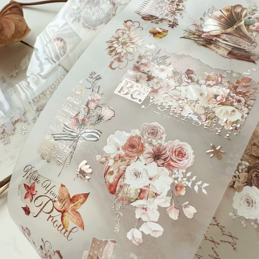 Journal Pages “FALLING FOR FALL” ROSE GOLD FOIL & MATTE PET TAPE