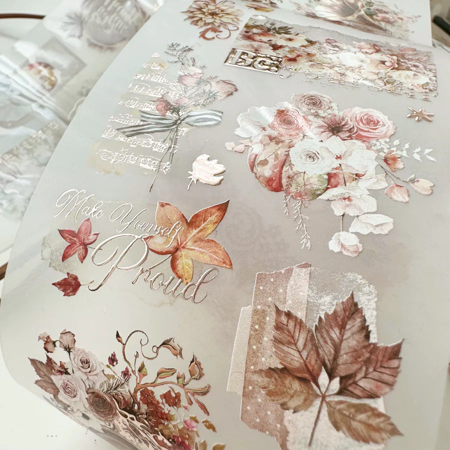 Journal Pages “FALLING FOR FALL” ROSE GOLD FOIL & MATTE PET TAPE