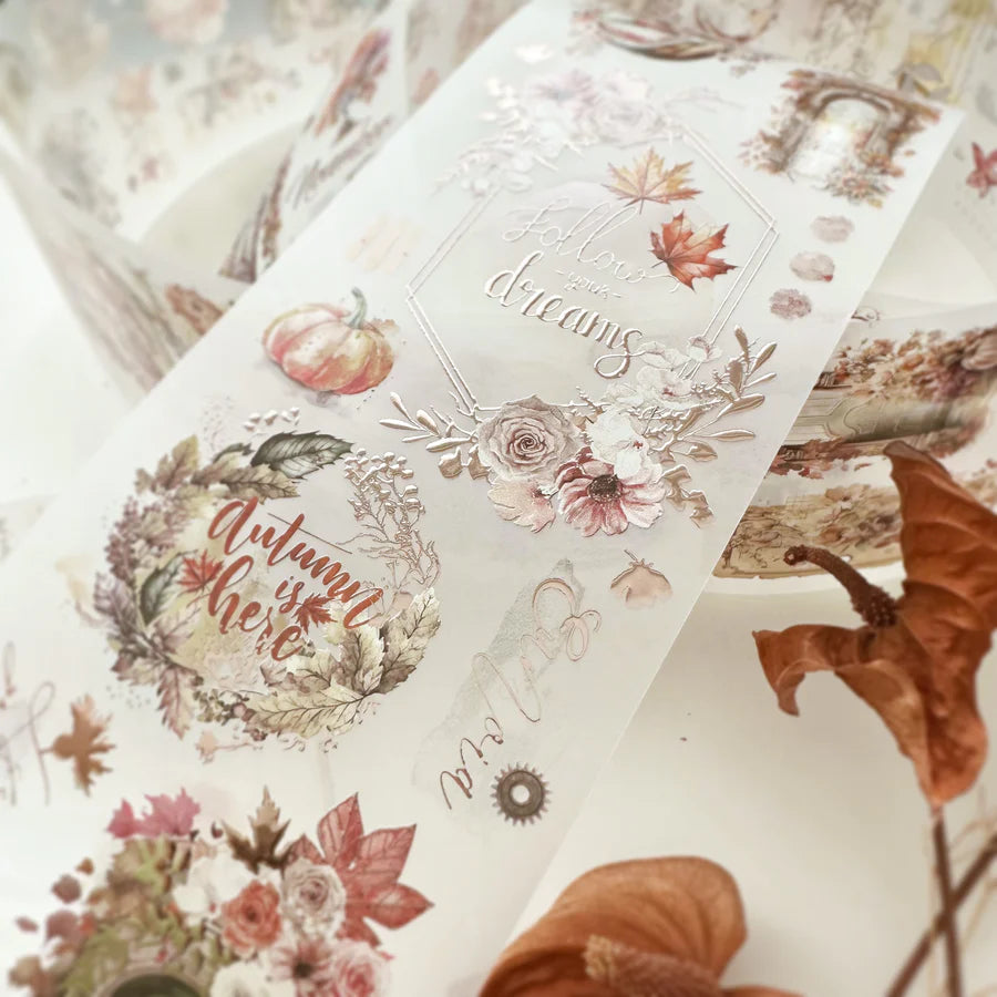 Journal Pages “FALLING FOR FALL” ROSE GOLD FOIL & MATTE PET TAPE