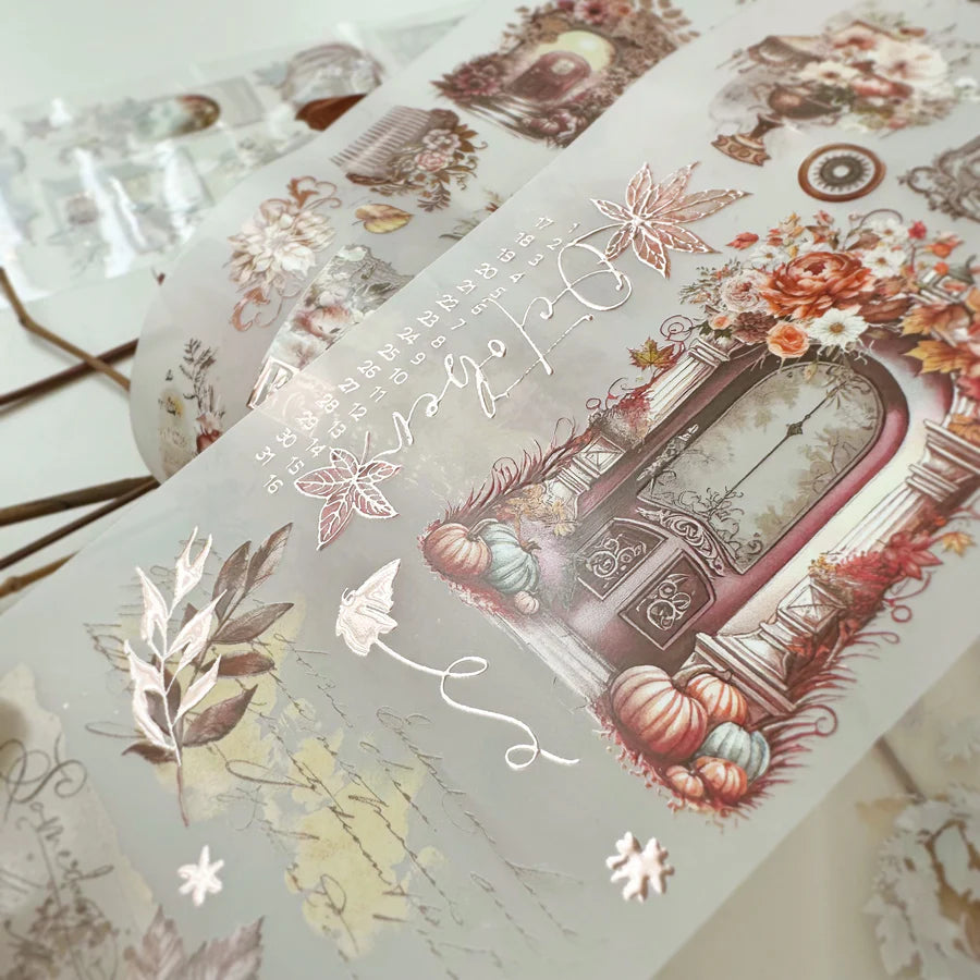 Journal Pages “FALLING FOR FALL” ROSE GOLD FOIL & MATTE PET TAPE