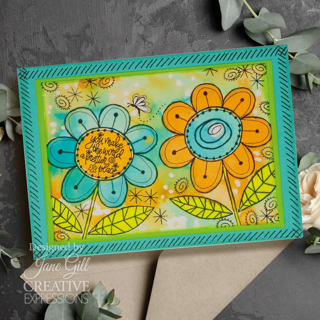 Woodware • Clear singles stempel Set - Doodle Stitches