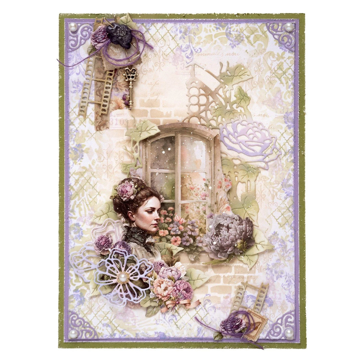 Studio Light Clear Stamp • Victorian Dreams Atc Embellishments