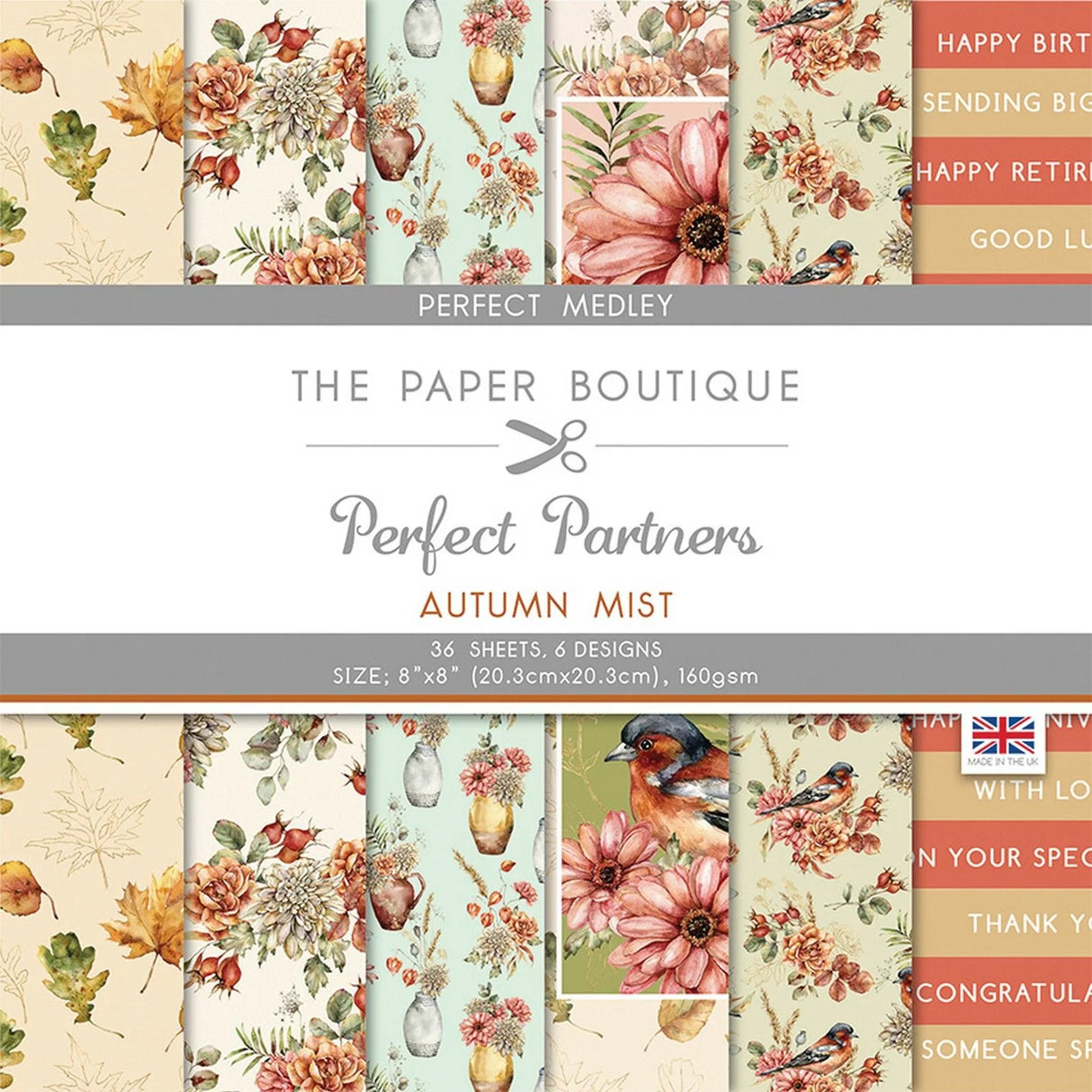 The Paper Boutique • Perfect partners • Autumn mist • Medley
