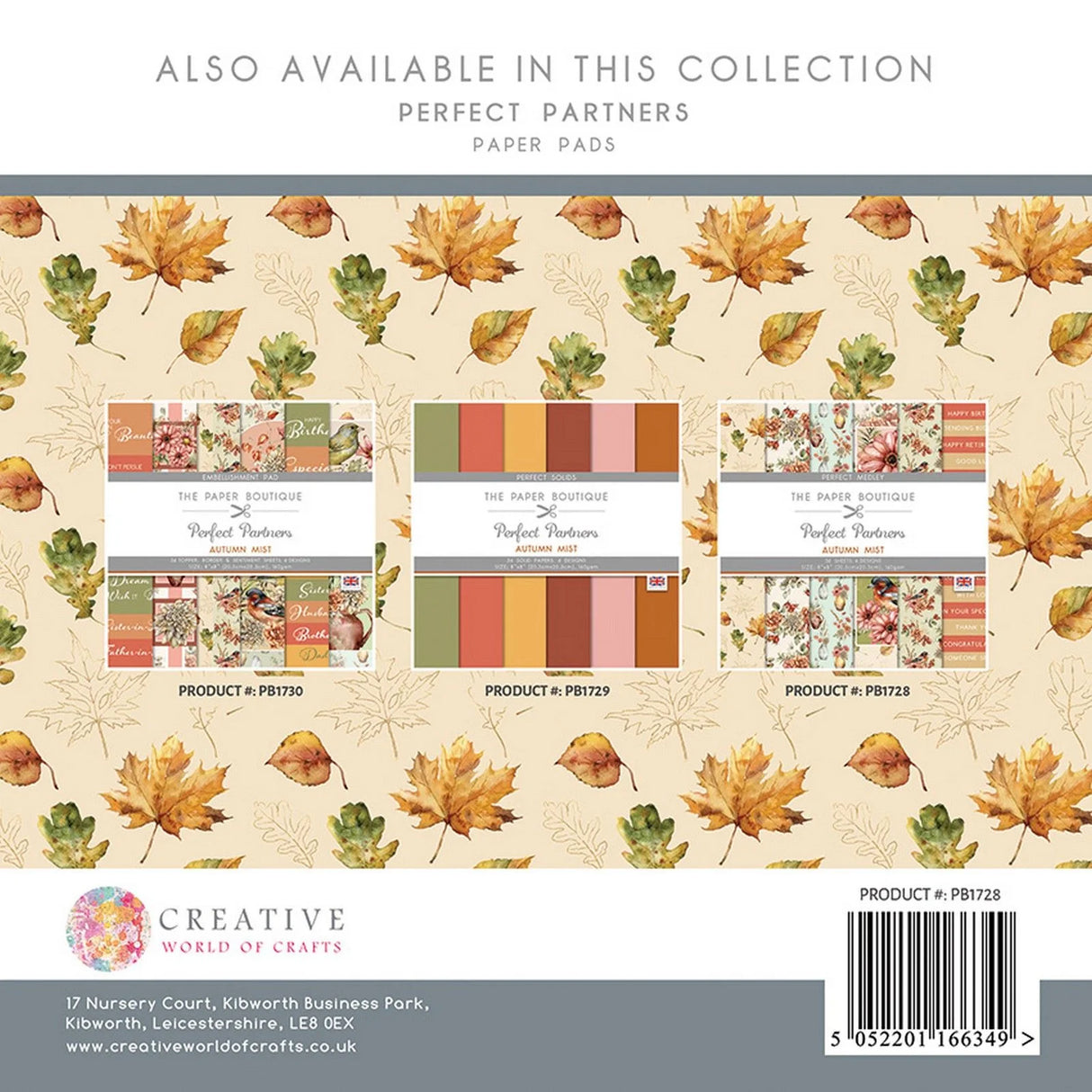 The Paper Boutique • Perfect partners • Autumn mist • Medley
