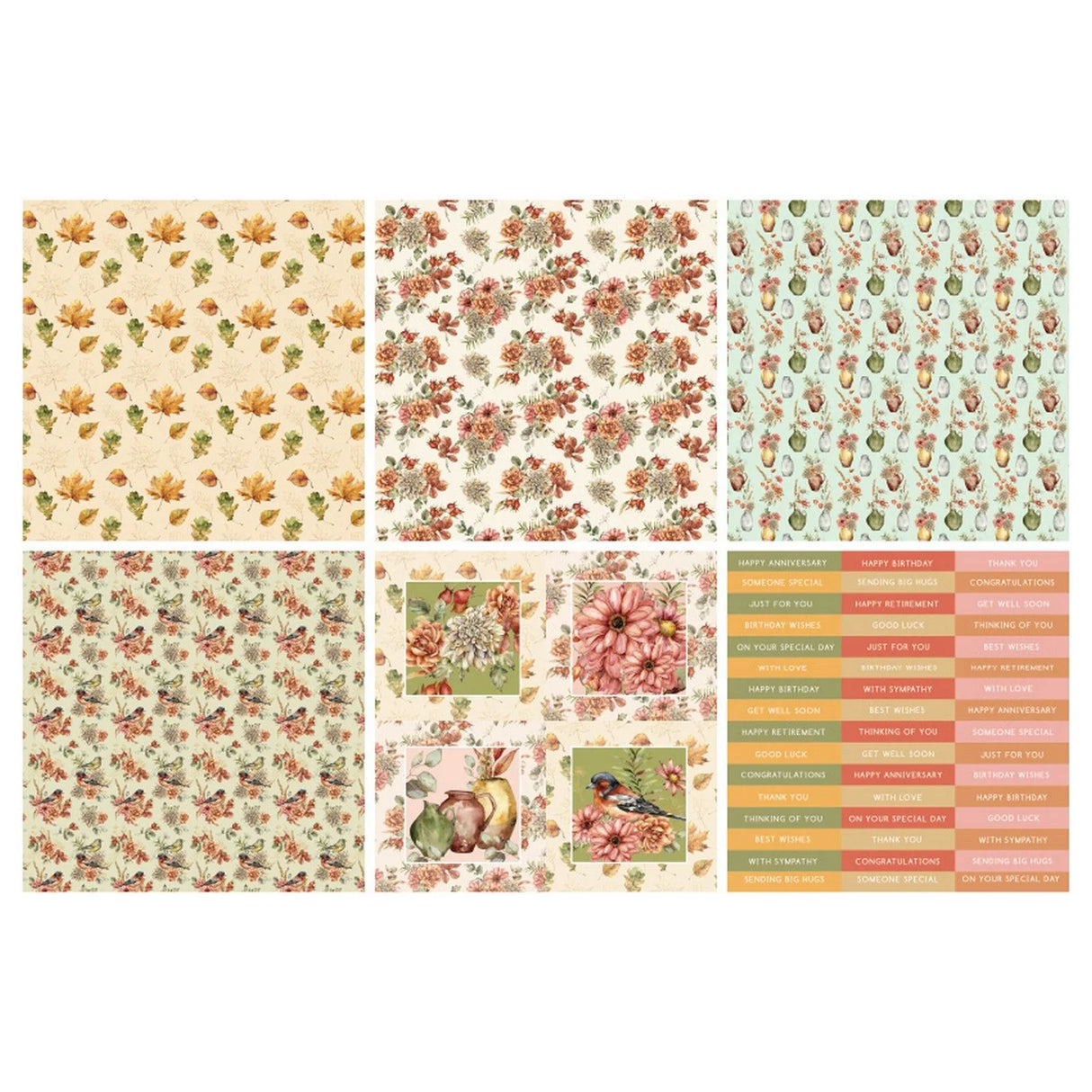 The Paper Boutique • Perfect partners • Autumn mist • Medley