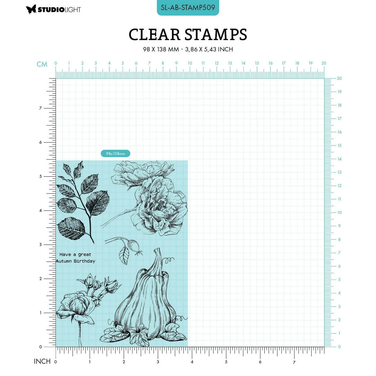 Studio Light • Autumn Bouquet Silikonenstempeln • Autumn Blossoms