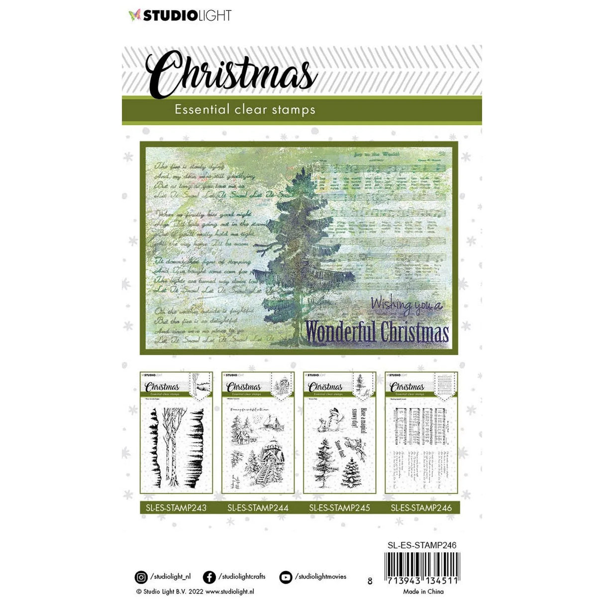 Studio Light • Essentials Clear Stamp - Christmas Background music