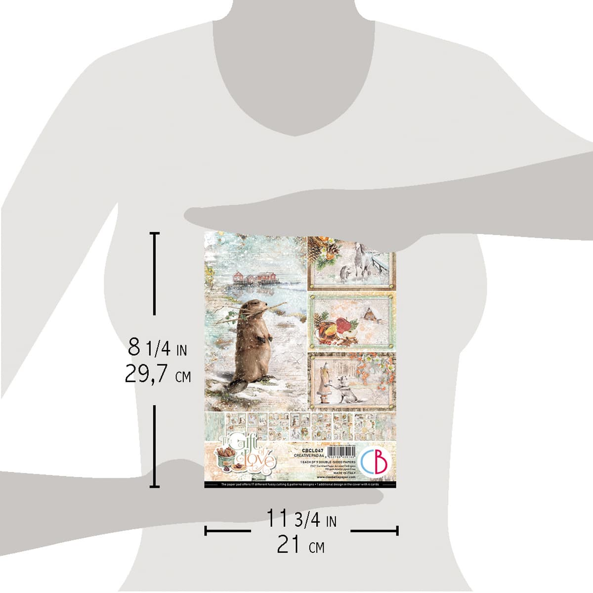 Ciao Bella Creative Pad A4 "The Gift of Love"