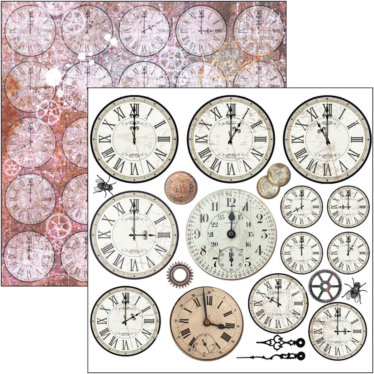 Ciao Bella Paper Pad "Engine of the Future" 6x6 '' (15x15 cm)